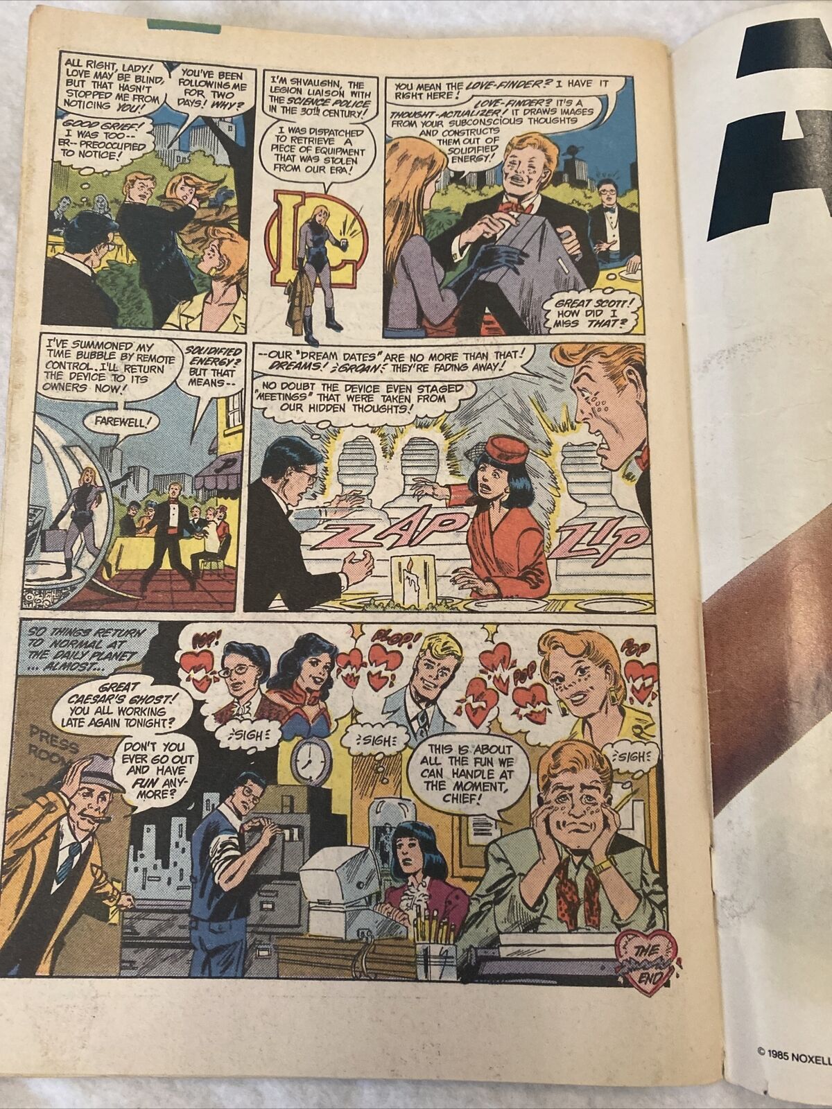 COMIC - DC Comics ACTION COMICS Superman & NOVA Woman in love! Jun 1985 (8835)