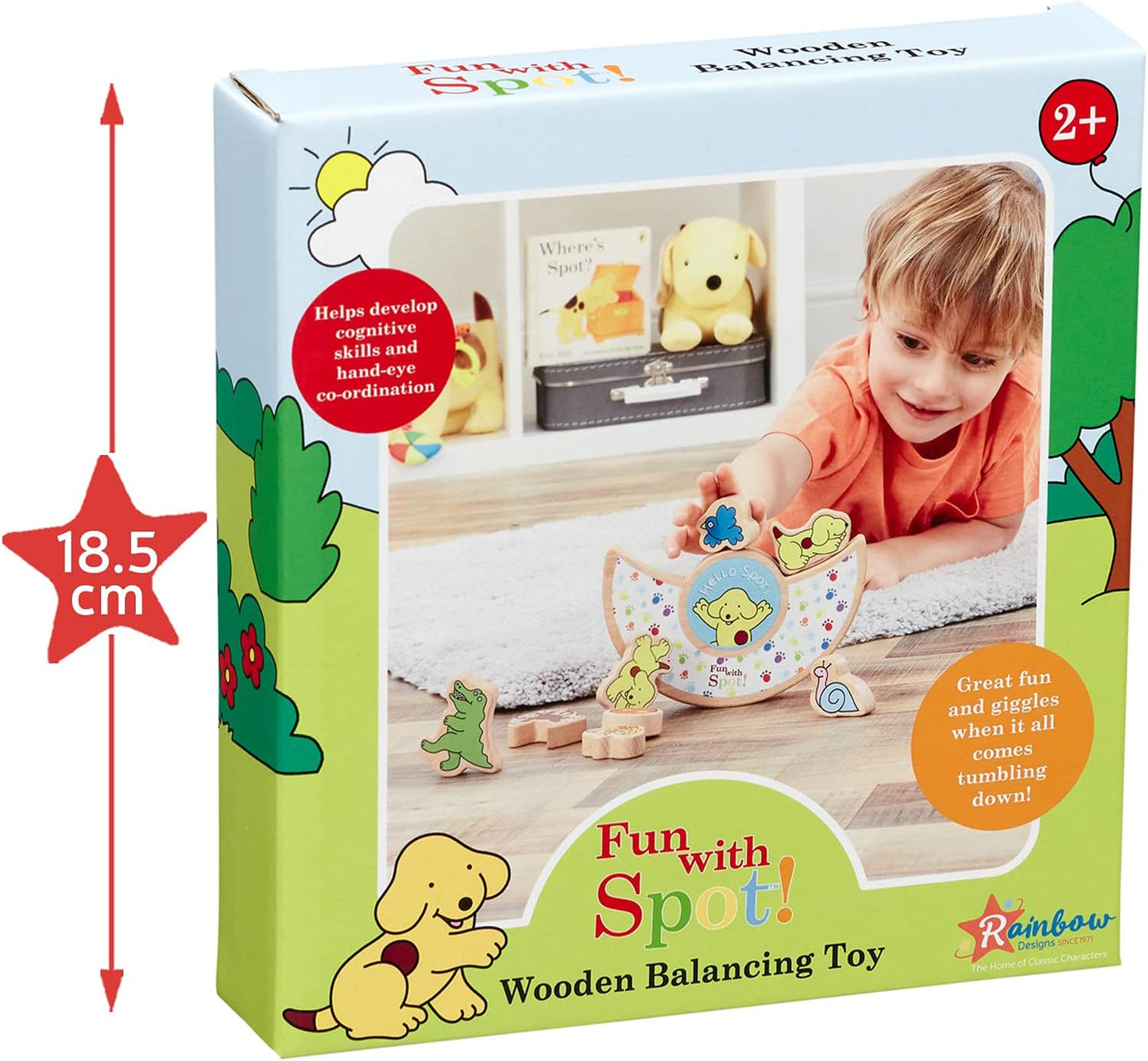 Fun With Spot The Dog Wooden Balancing Toy by Rainbow Designs