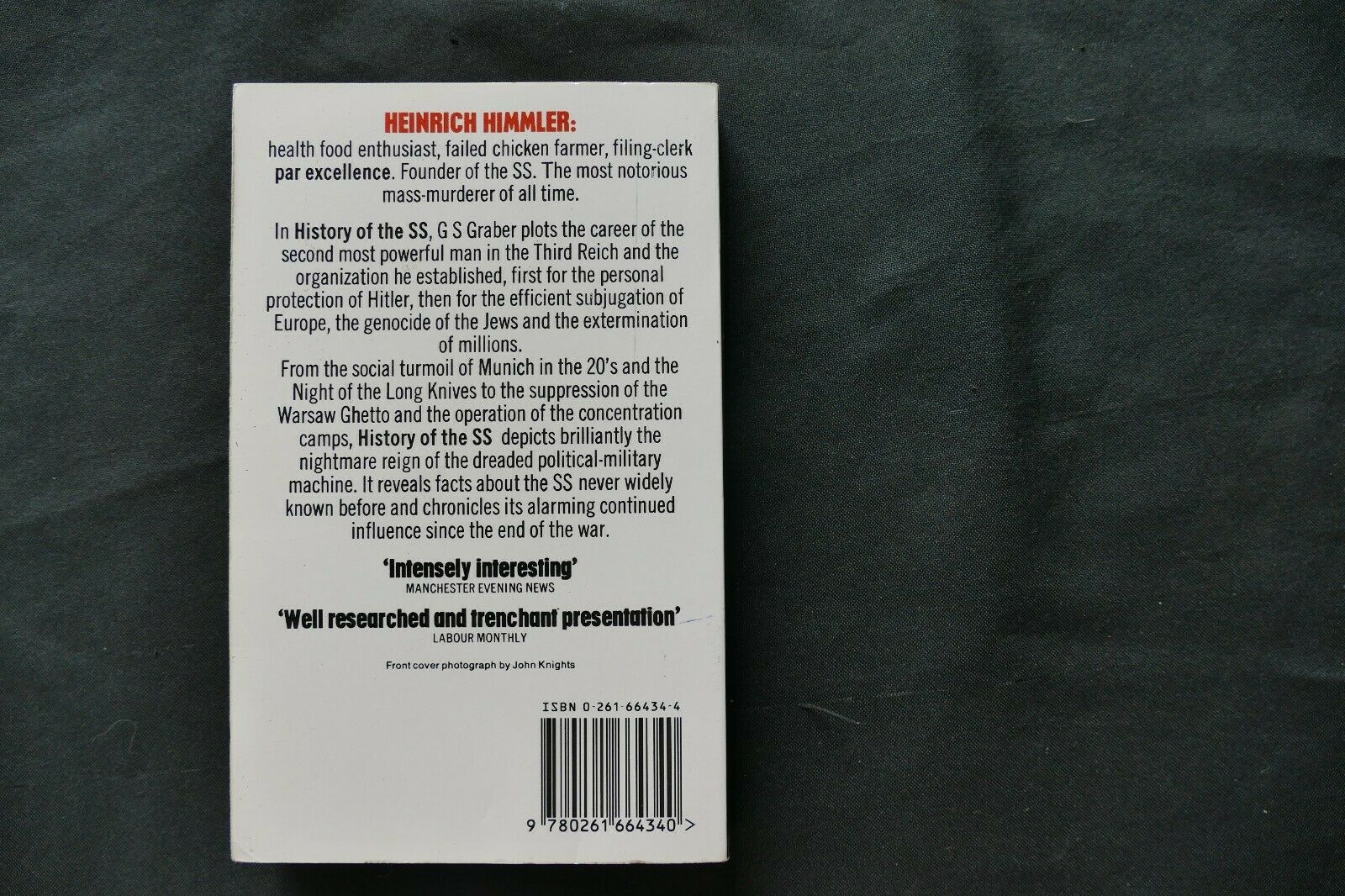 BOOK - HISTORY OF THE SS - G S Graber (8719)