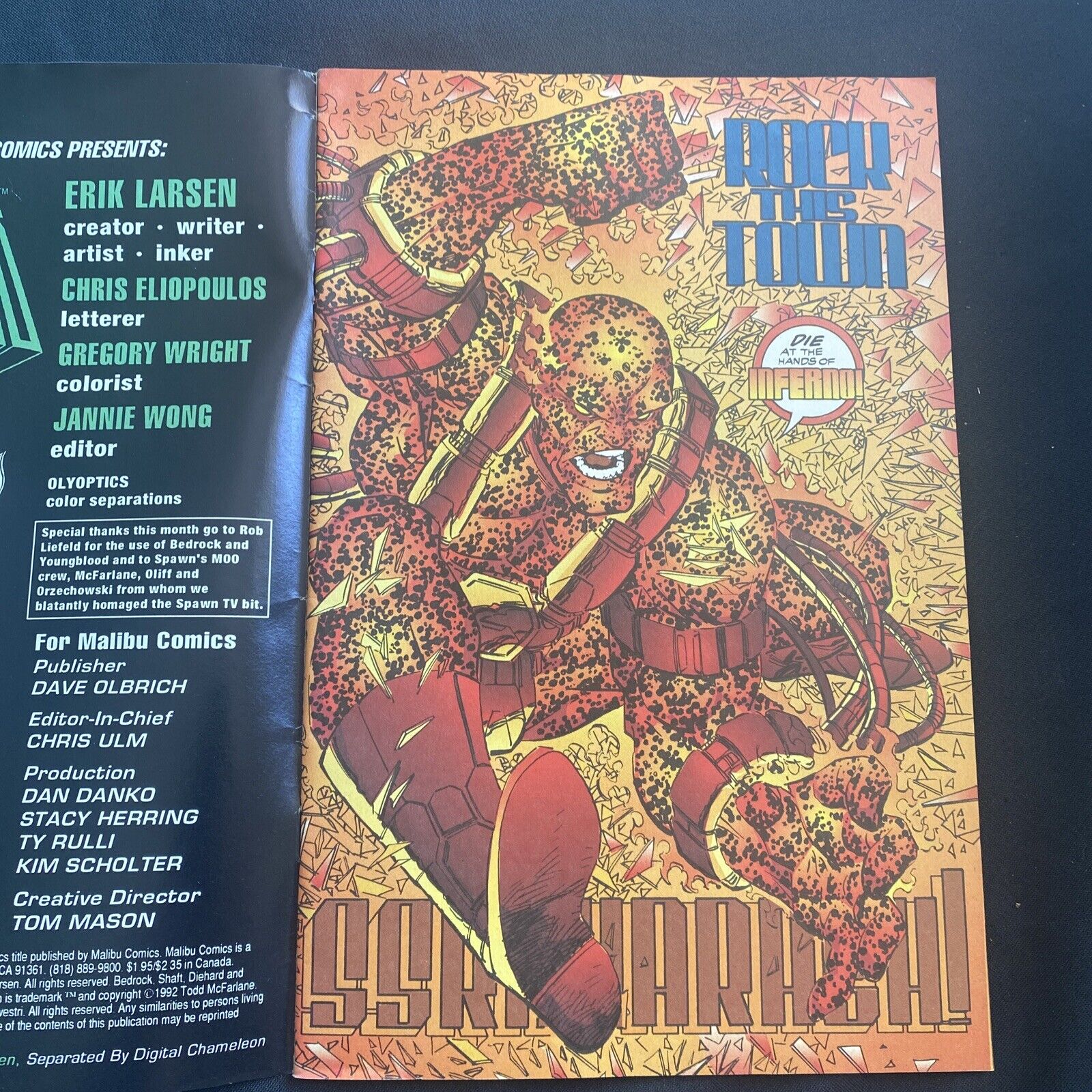 COMIC  - IMAGE Comics - THE SAVAGE DRAGON Dec 1992  #3 Erik Larson- (8758)