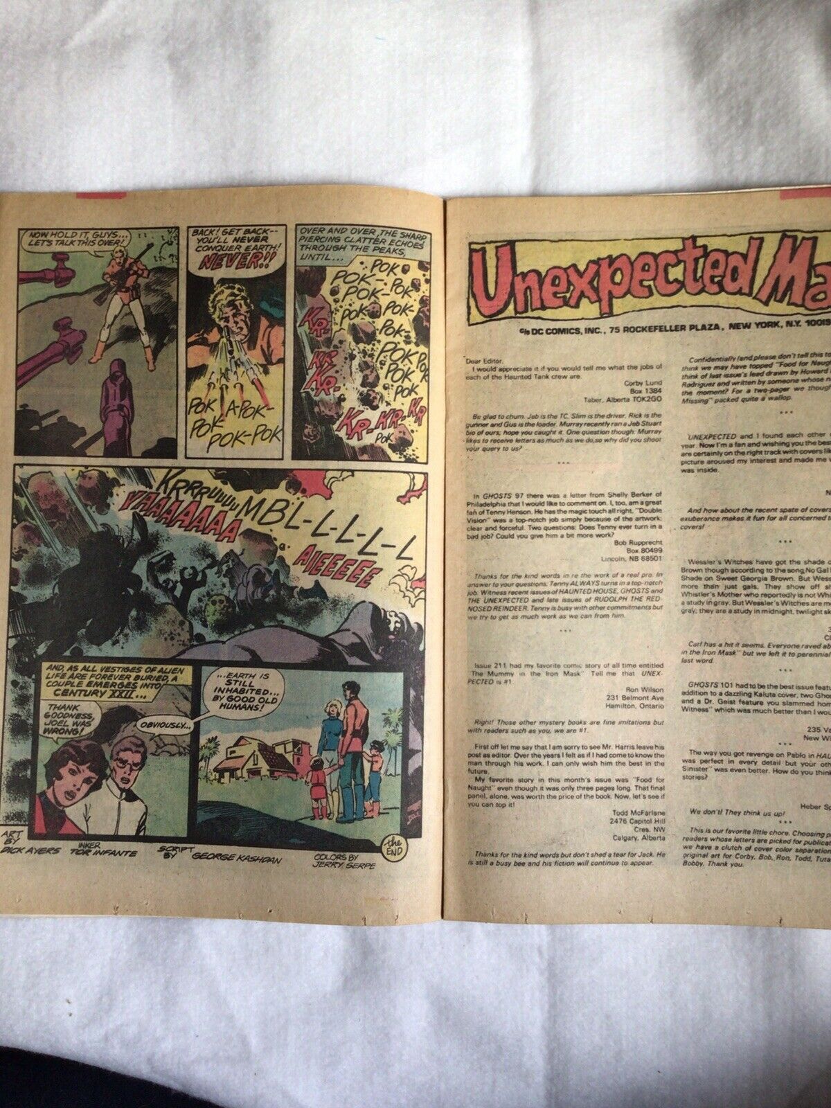 COMIC - DC Comics  Alligator Alley UNEXPECTED - Jan 1981 - New York (8894)