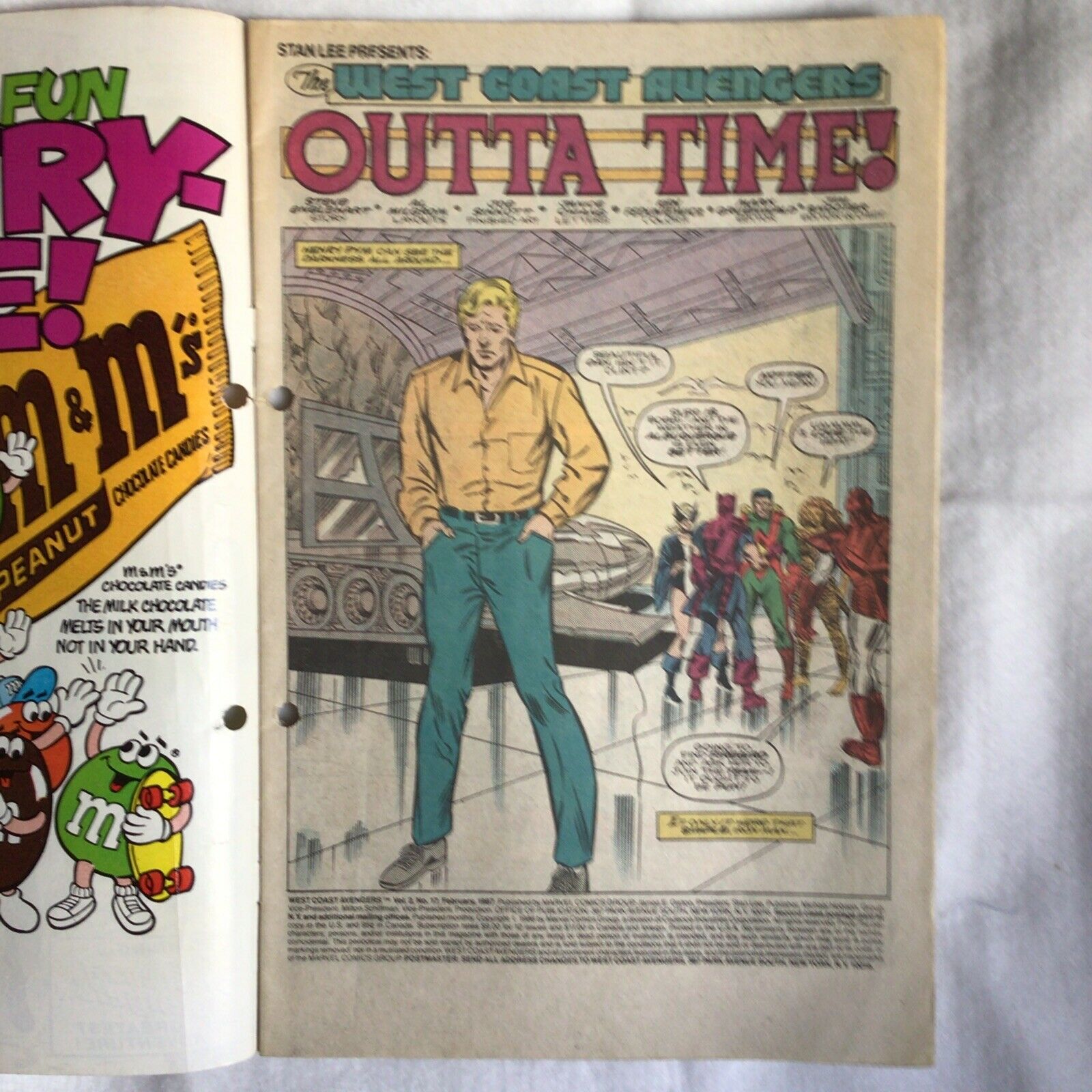 COMIC - MARVEL Comics THE WEST COAST AVENGERS 25th anniversary Feb 1987- (8900)