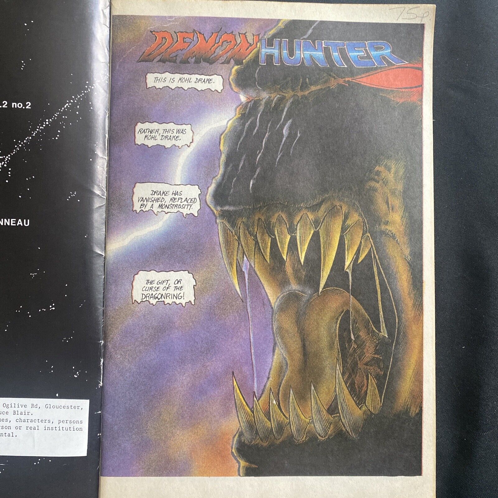 COMIC - AIRREL Comics - DRAGONRING - #2 1986 - (8779)