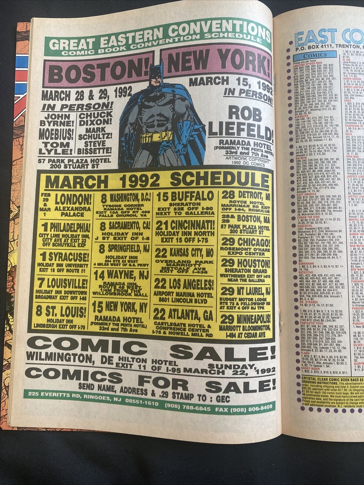 COMIC - DC Comics Justice League EUROPE -Mar 1992 - The End of an Era? - (8795)
