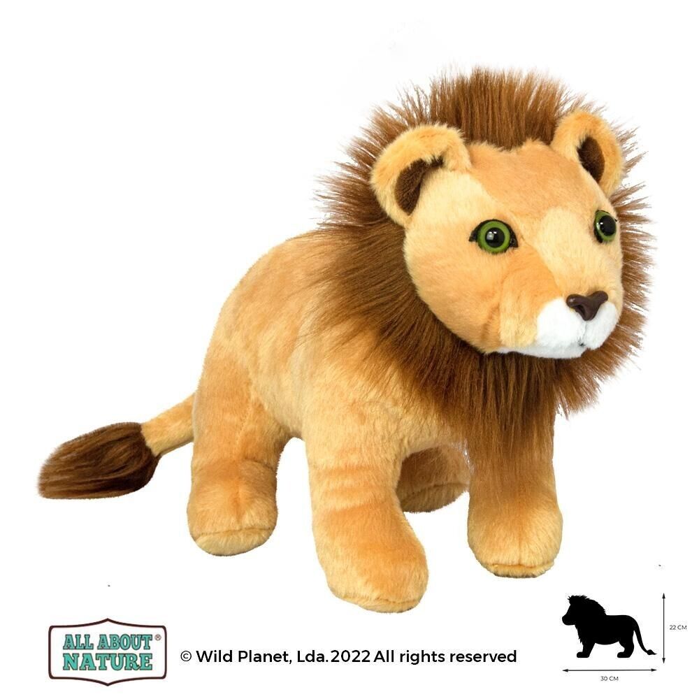 All About Nature Wild Planet - Soft Plush Age 0+ - Lion 30cm - K8728