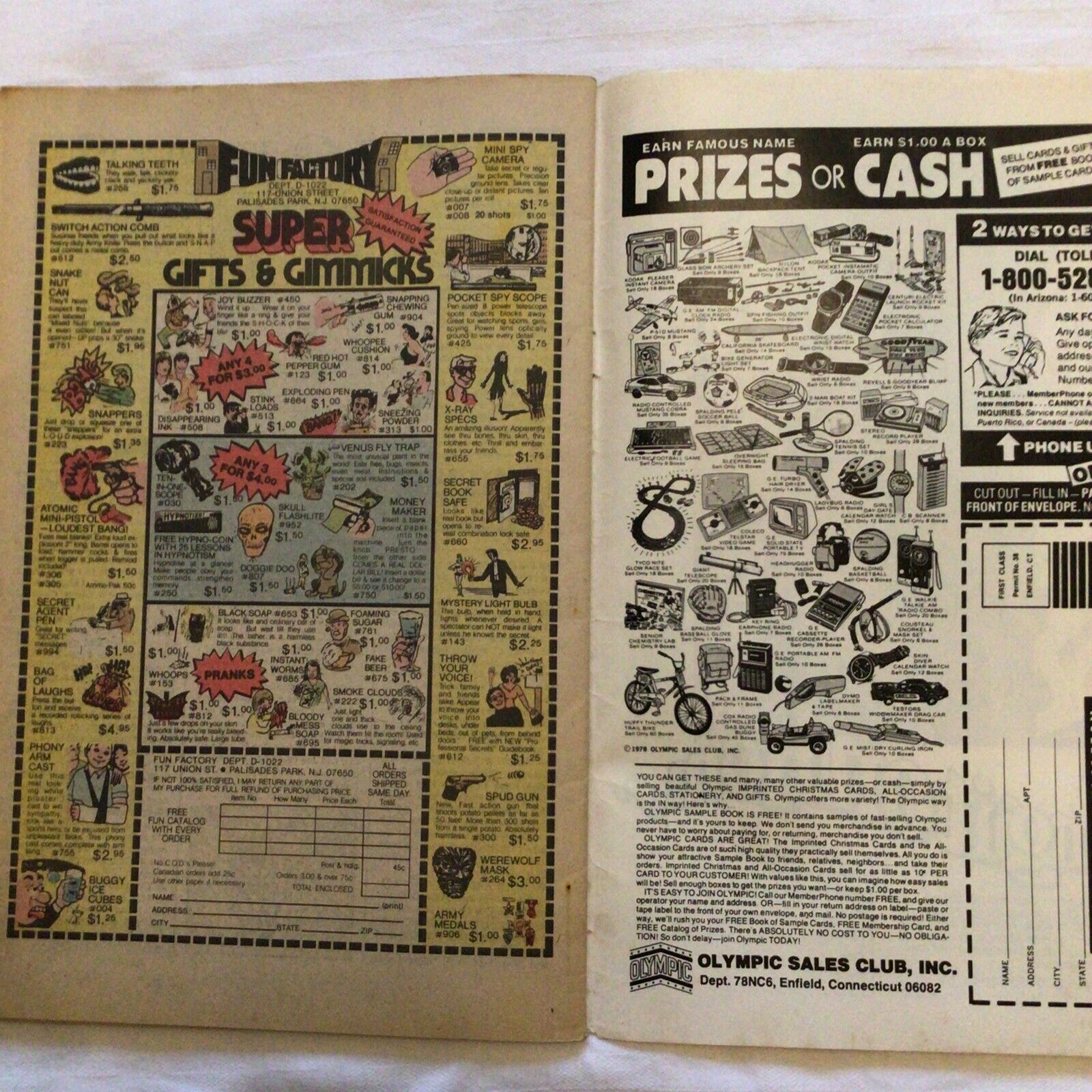 COMIC - DC Comics MYSTERY 4 Sinister shockers - Sep 1978 - New York - (8868)