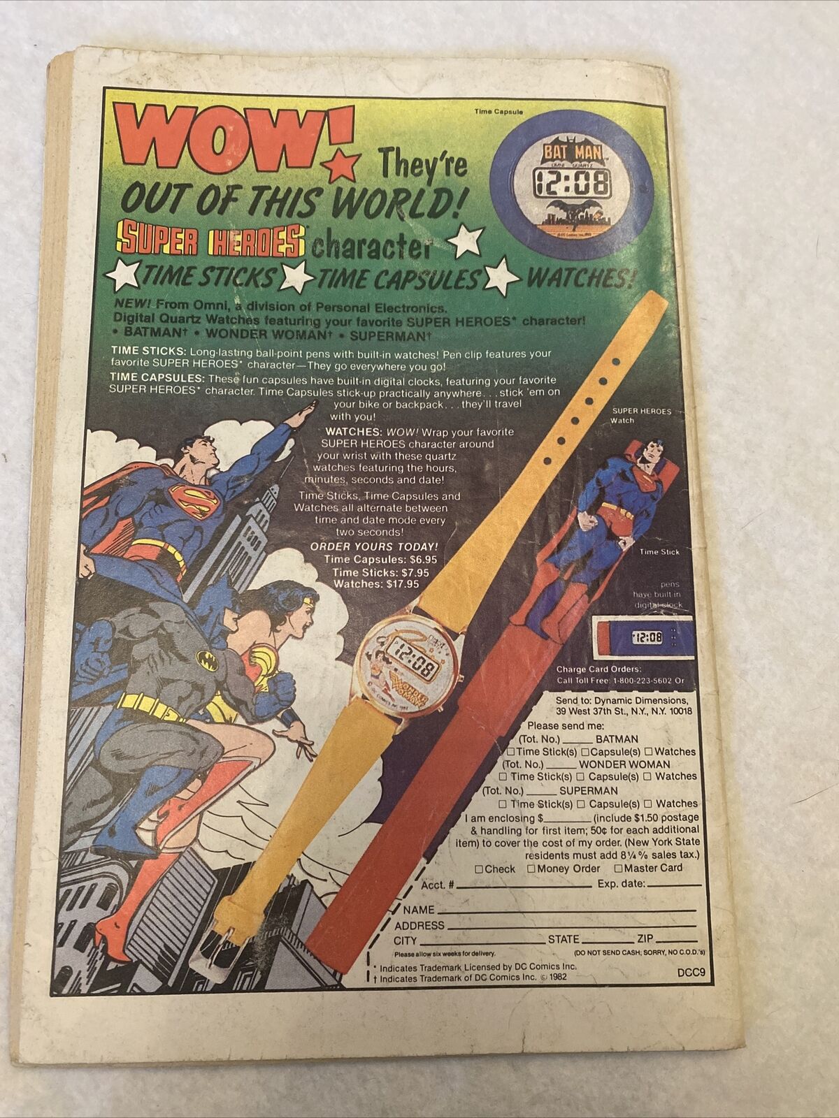 COMIC - DC Comics NIGHT FORCE - Dec 1982 #5 - New York - (8846)
