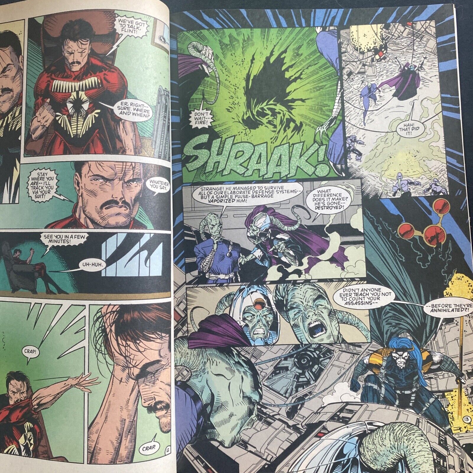 COMIC - DC Comics DARKSTARS Flint Disgraced  - 7th April 1993 - New York (8818)