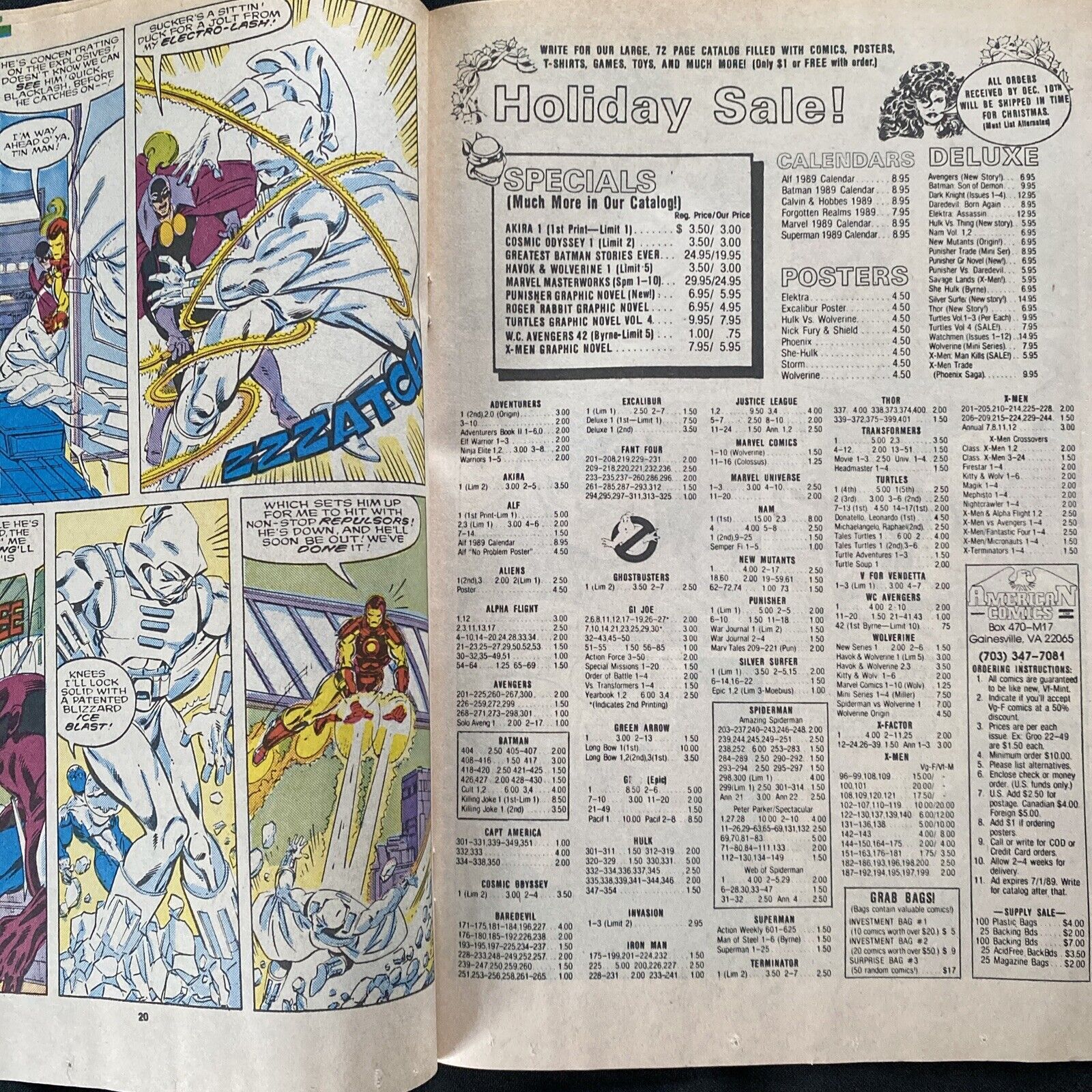 COMIC - Marvel IRON MAN Vol 1 #240 1989 Good Condition - 9367