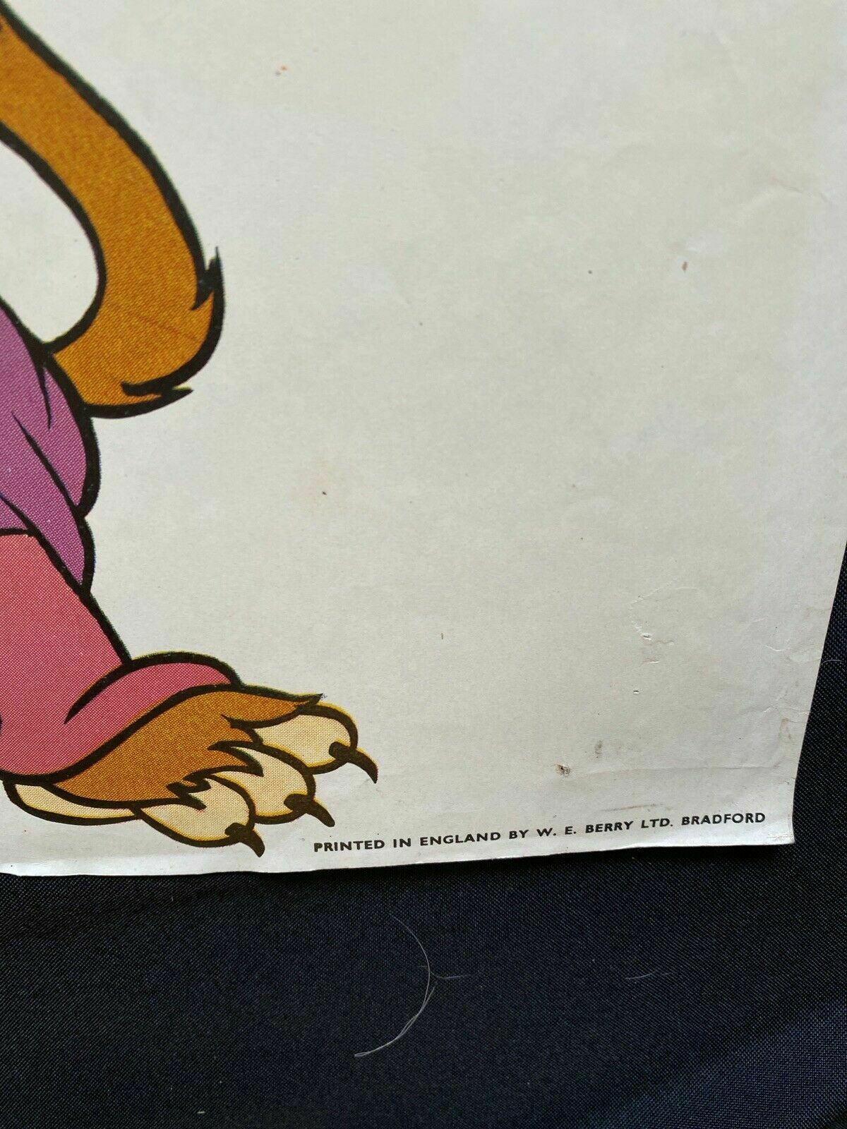 ORIGINAL UK QUAD POSTER - Disney's Pinocchio (1978 re-release) 30"x40" (6554)