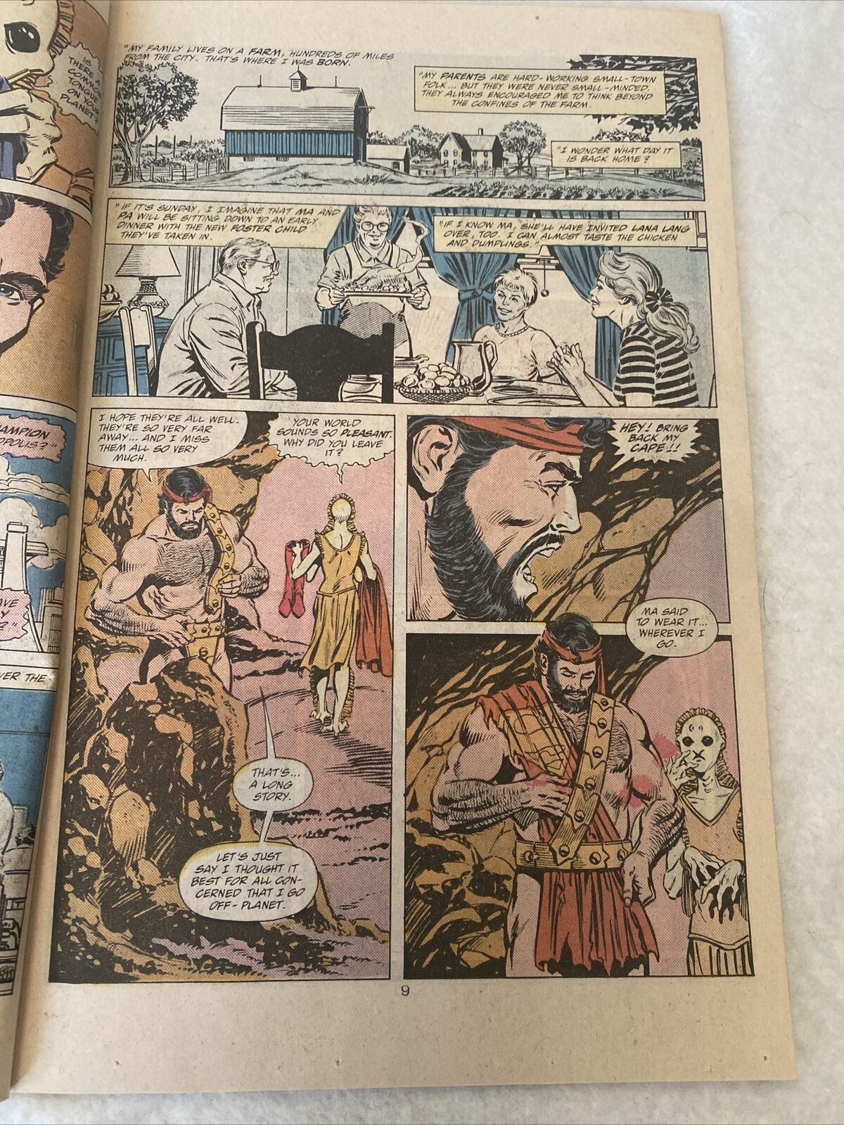 COMIC - DC Comics ACTION COMICS Superman and his secret past ANNUAL 1989 (8839)