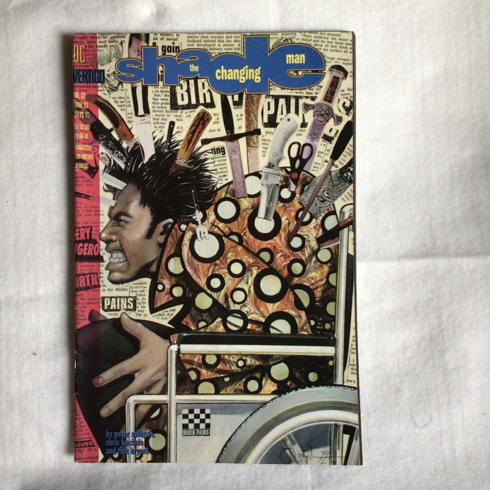 COMIC - DC Comics  DC VERTIGO SHADE The changing man - Mar 1993 -(8888)