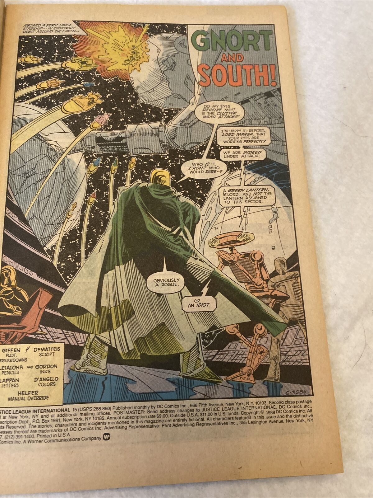 COMIC - DC Comics Justice League INTERNATIONAL '88 July THE JLI (8802)
