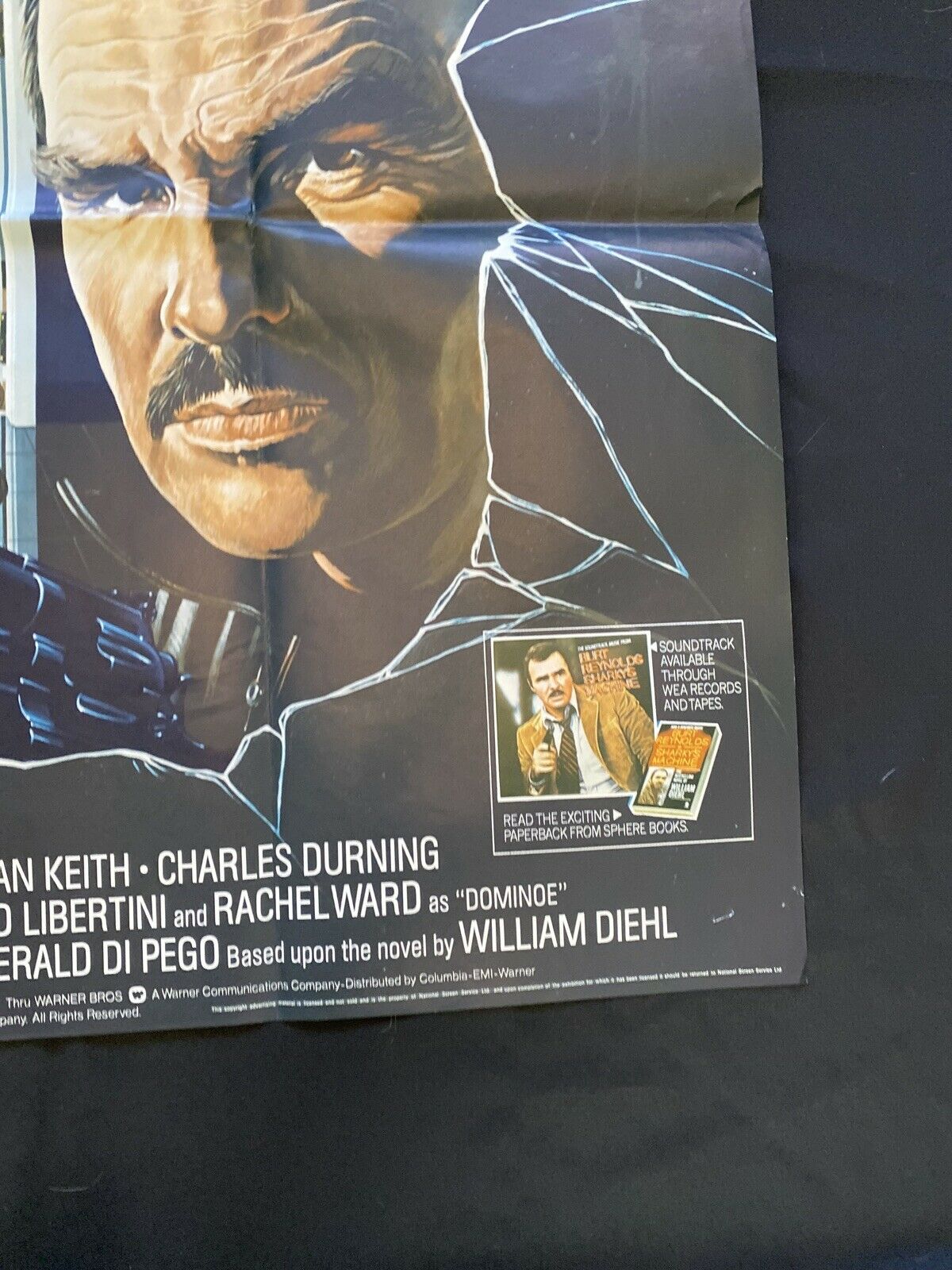 ORIGINAL UK QUAD POSTER - Sharky's Machine - 1981 - 30" x 40" - (6549)