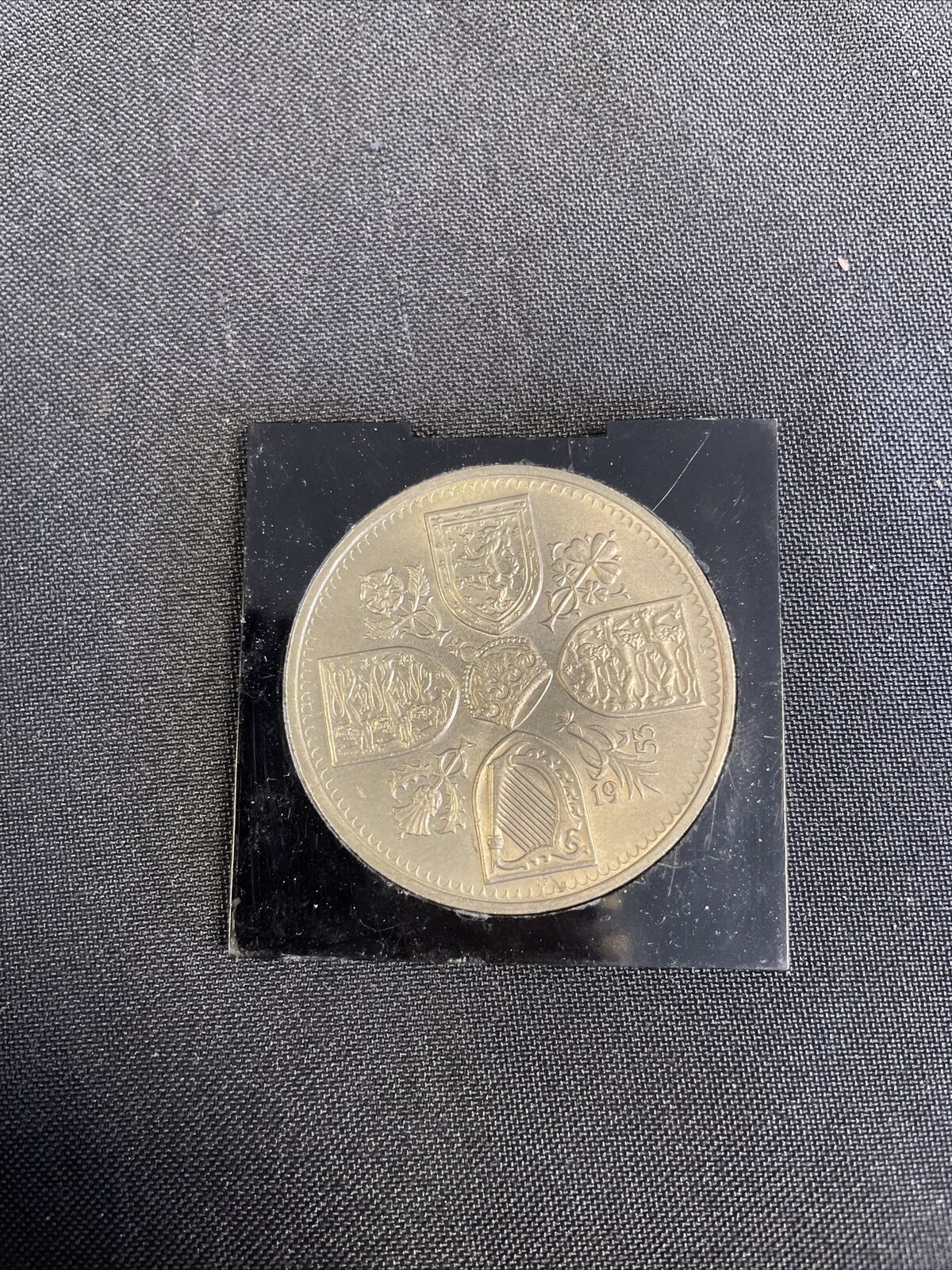 Collectors five shilling Elizabeth II Coin 1953 - faith & truth -(8231)