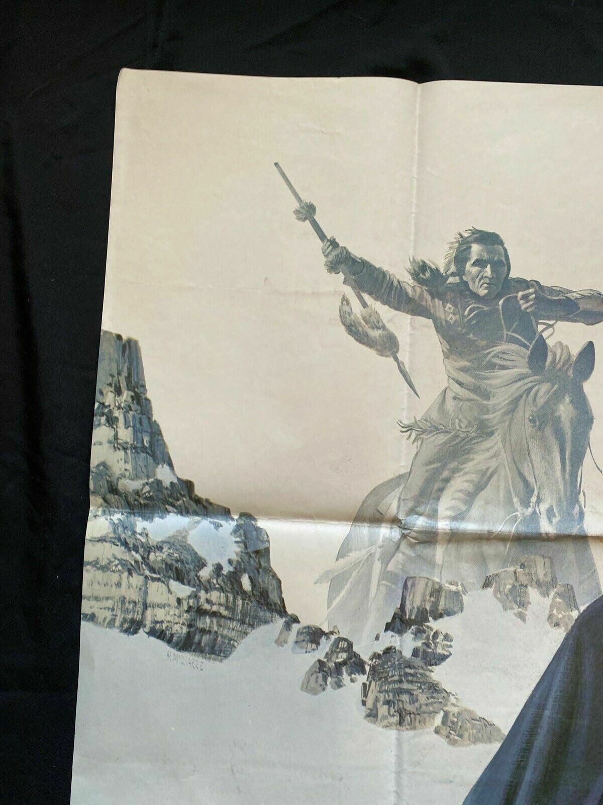 ORIGINAL UK QUAD POSTER - Across the Great Divide - 1976 - 30" x 40" - (6564)
