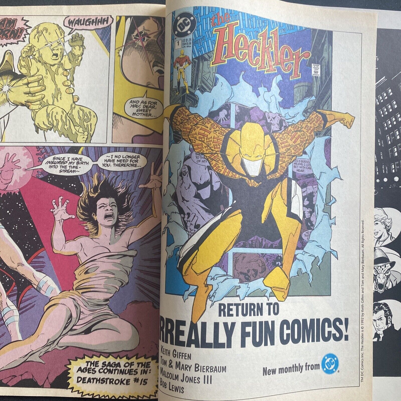 COMIC - DC Comics Tales of TEAM TITANS - Sep 1992 - High Voltage - (8814)