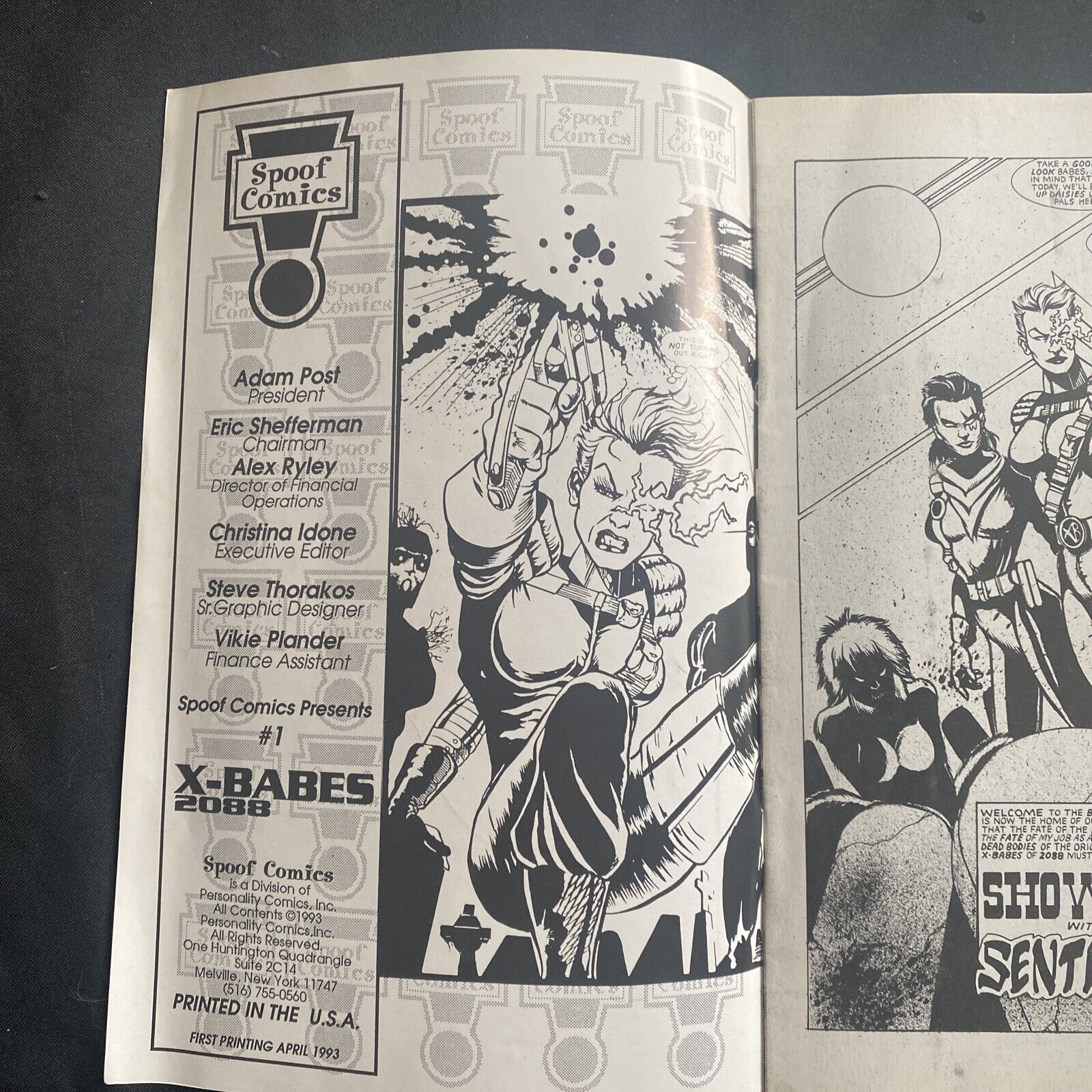 COMIC - SPOOF Comics - X-BABES 2088 - April 1993 #1 - (8780)