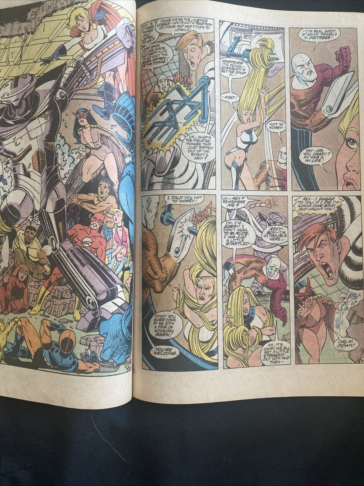 COMIC - DC Comics Justice League EUROPE -ANNUAL 1990  (8799)