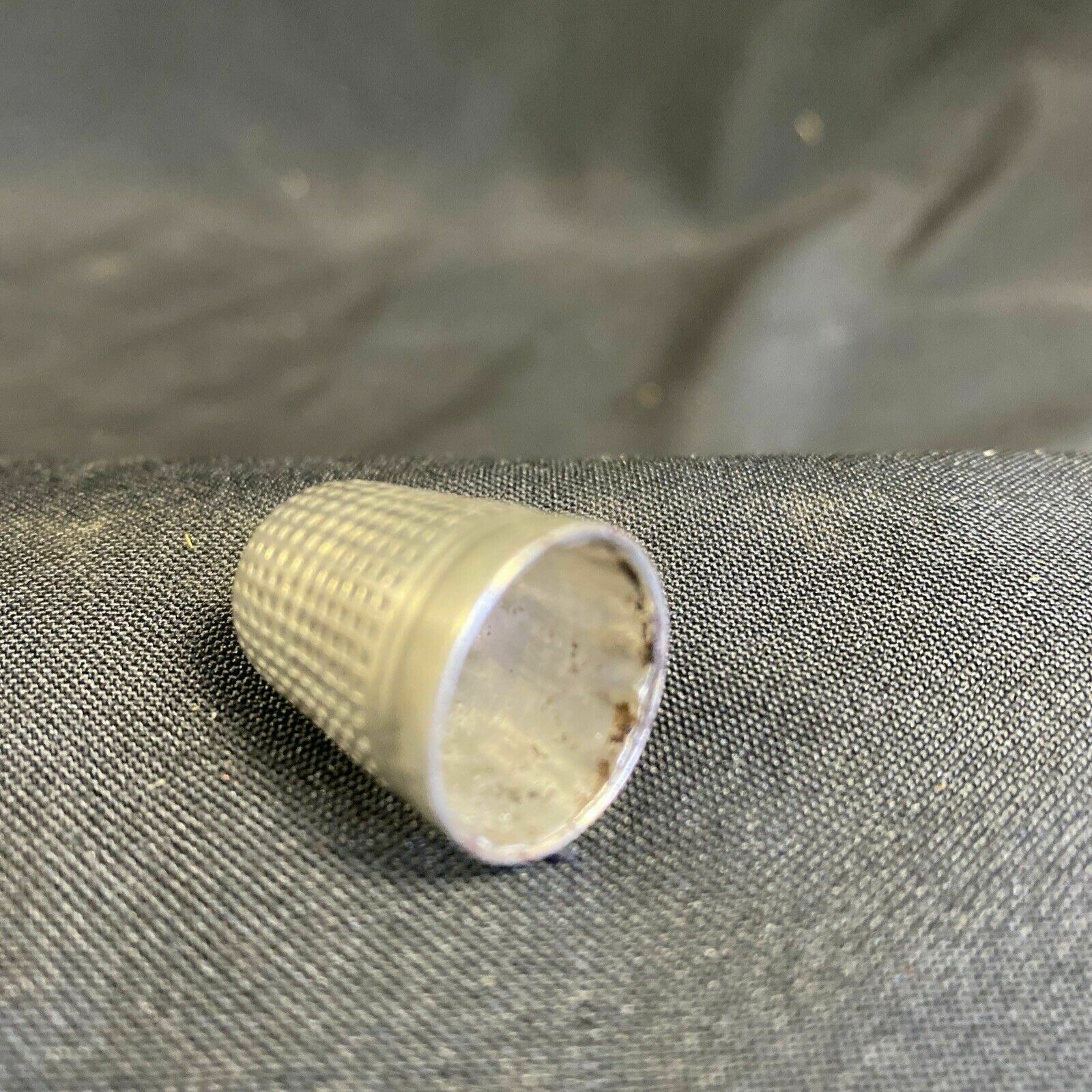 Charles Horner Dorcas Silver Thimble with Incorrect Patent # of RD73626 - (7932
