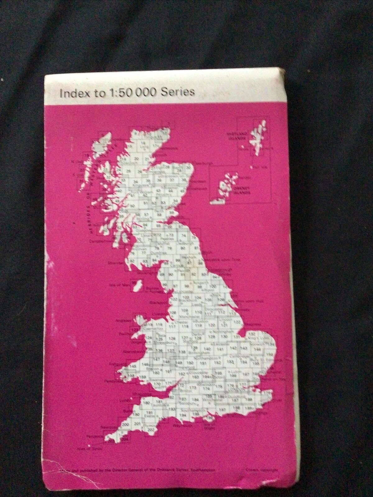 MAP - Ordnance Survey 1:50 2nd Series 1980 -Wensleydale & Wharfedale #98 (8670