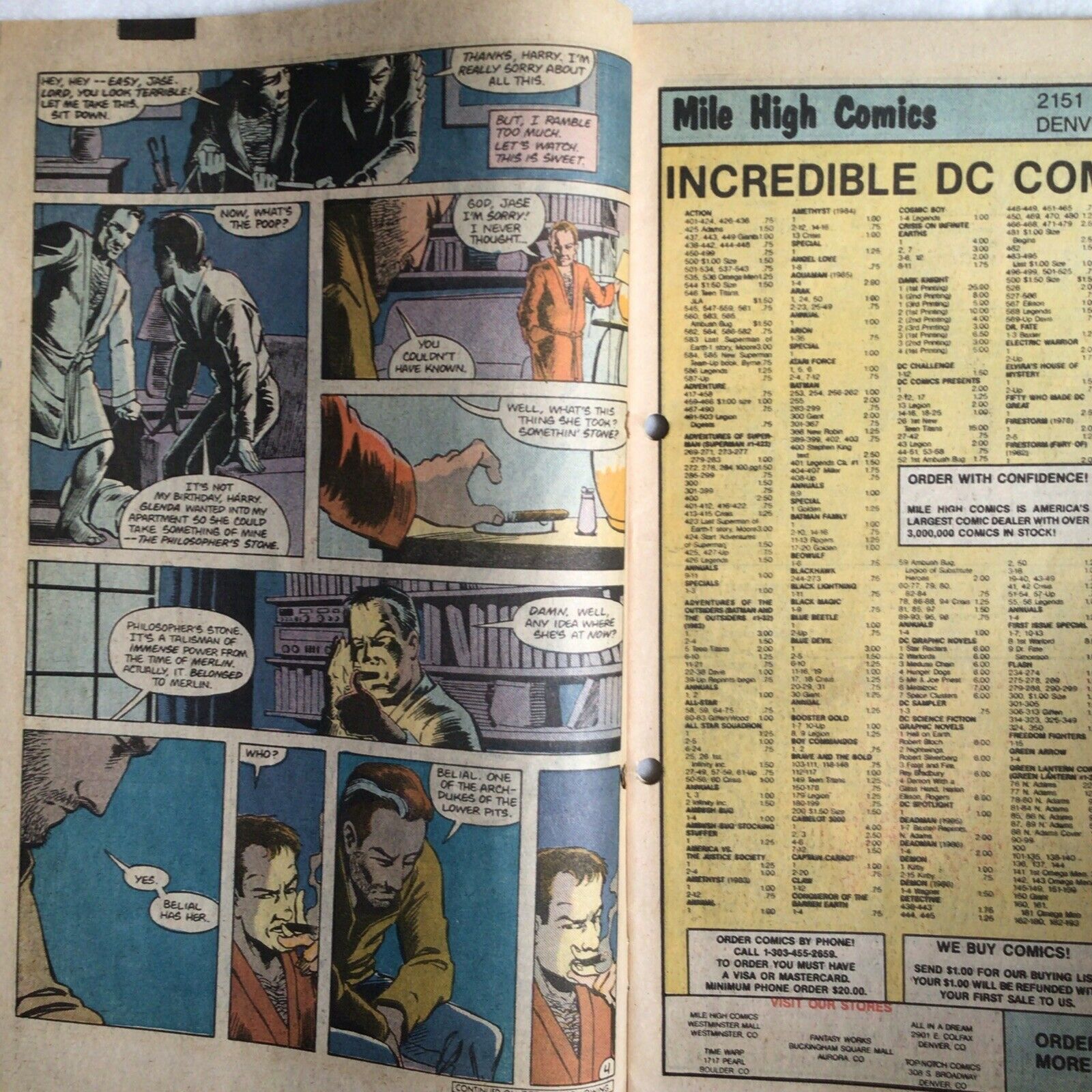 COMIC - DC Comics  DEMON Who watches the WATCHMEN? - Mar 1987 - New York (8893)