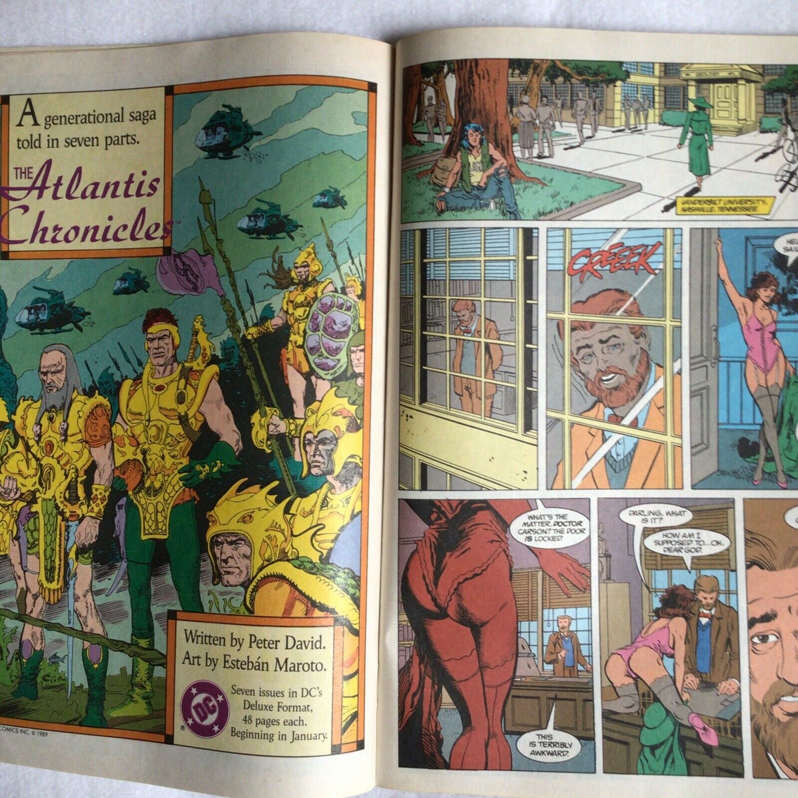 COMIC - DC Comics  TIME MASTERS - Feb 1990 - New York (8891)