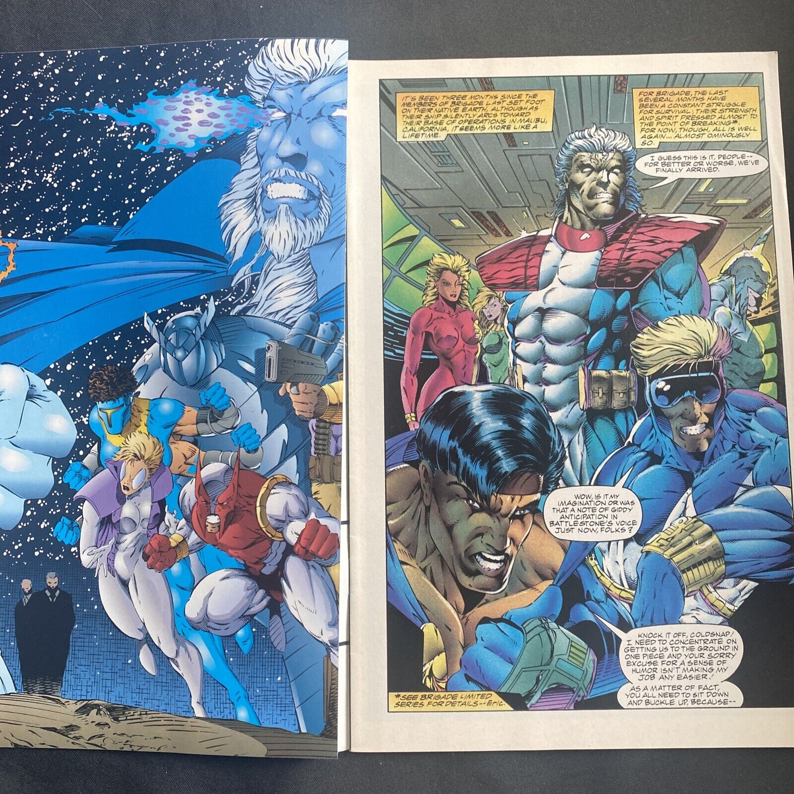 COMIC  - IMAGE Comics -BRIGADE Blood Brothers May 1993  - (8763)