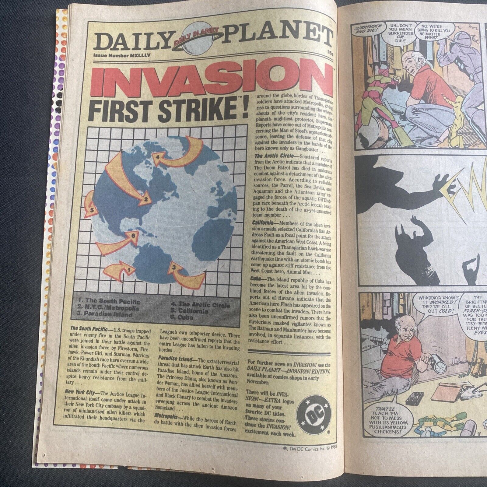 COMIC - DC Comics Justice League INTERNATIONAL - 1988 #22 - Oberon  (8801)