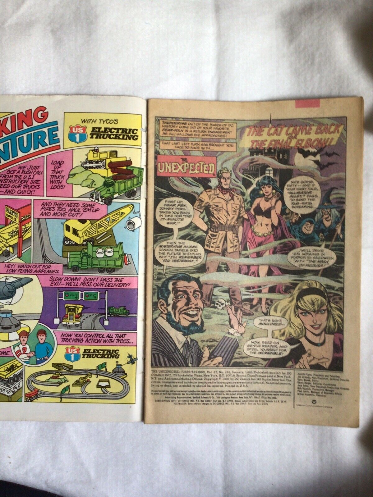 COMIC - DC Comics  Alligator Alley UNEXPECTED - Jan 1981 - New York (8894)