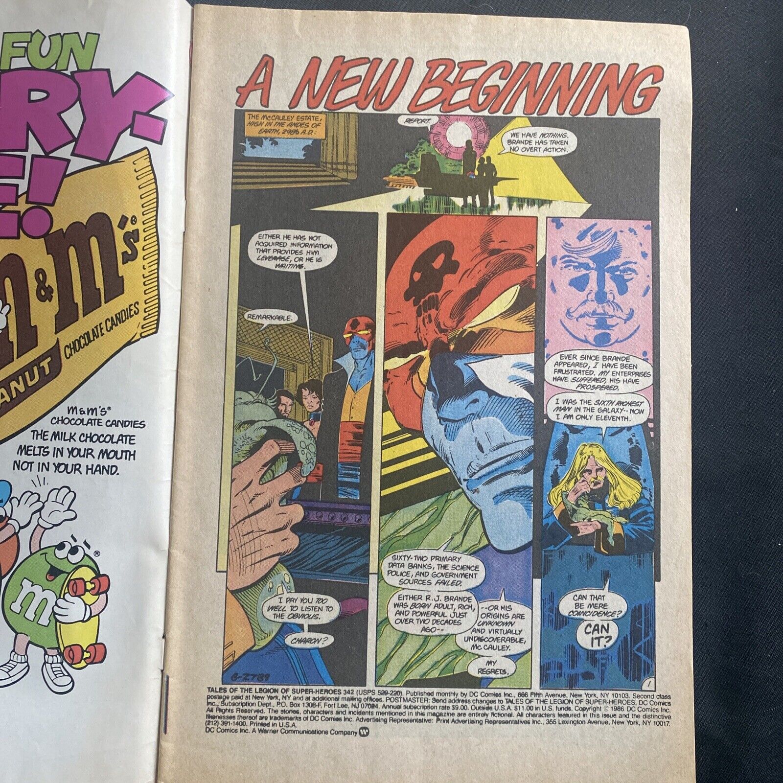 COMIC - DC Comics Tales of The LEGION of Super Heroes  - Dec 1986 (8810