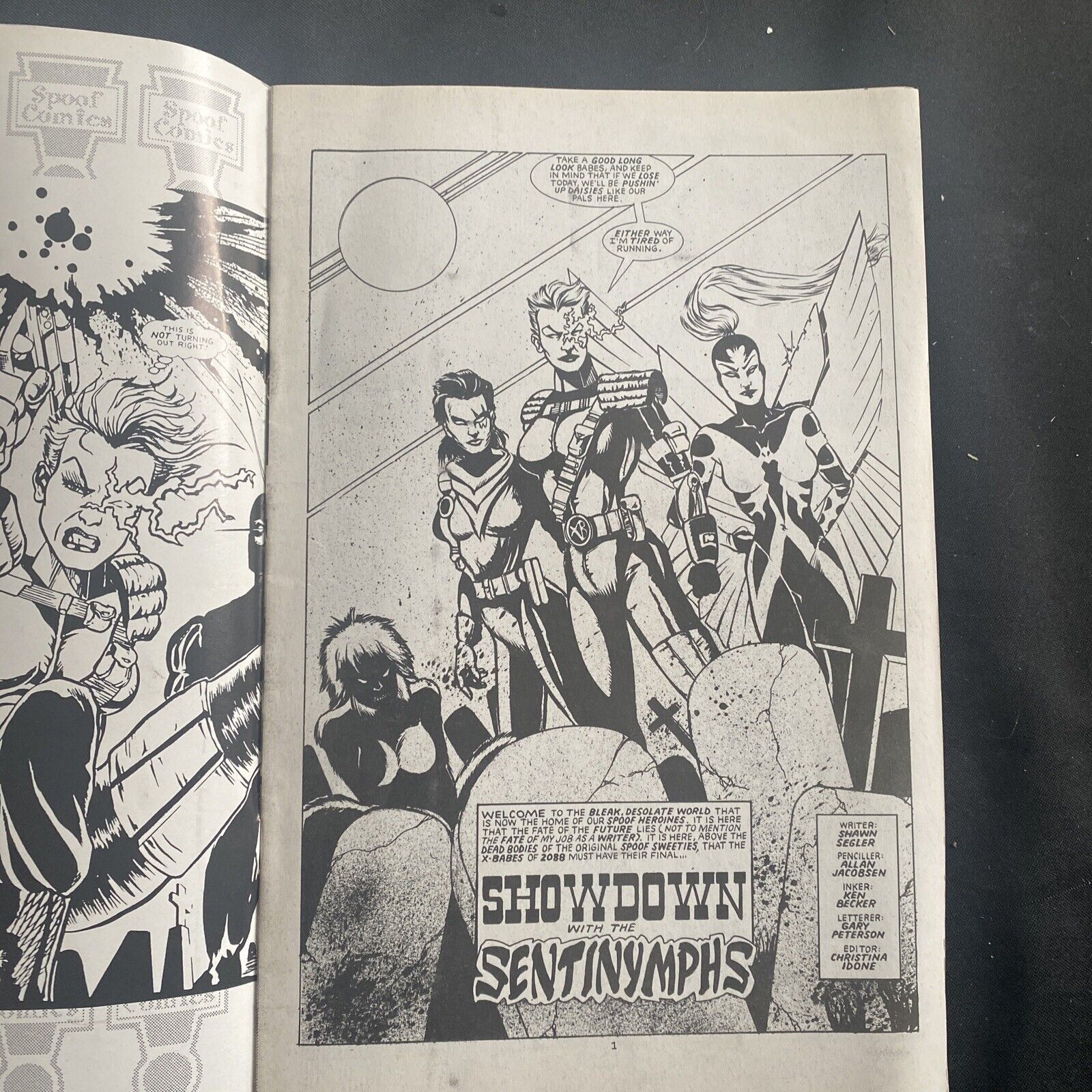 COMIC - SPOOF Comics - X-BABES 2088 - April 1993 #1 - (8780)