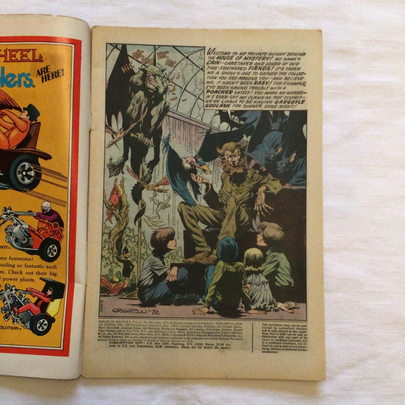 COMIC - DC Comics  The HOUSE OF MYSTERY Do you dare enter? - Jun 1972 (8873)