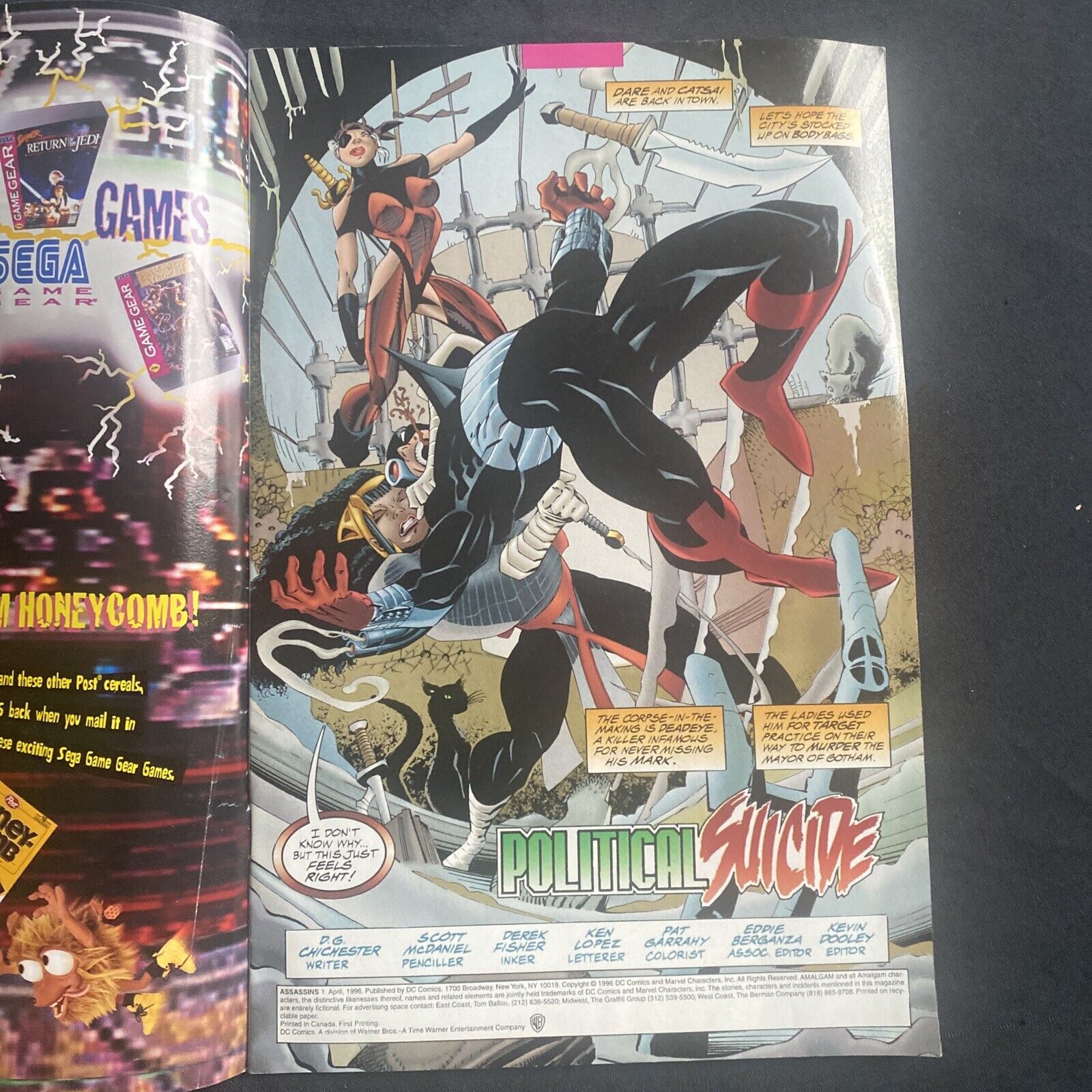 COMIC  - AMALGAM Comics - ASSASSINS #1 - April 1996 - (8750)
