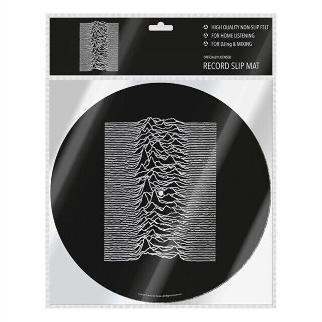 SLIPMAT Felt for Record Vinyl Players 12" - Joy Division Unknown Pleasures