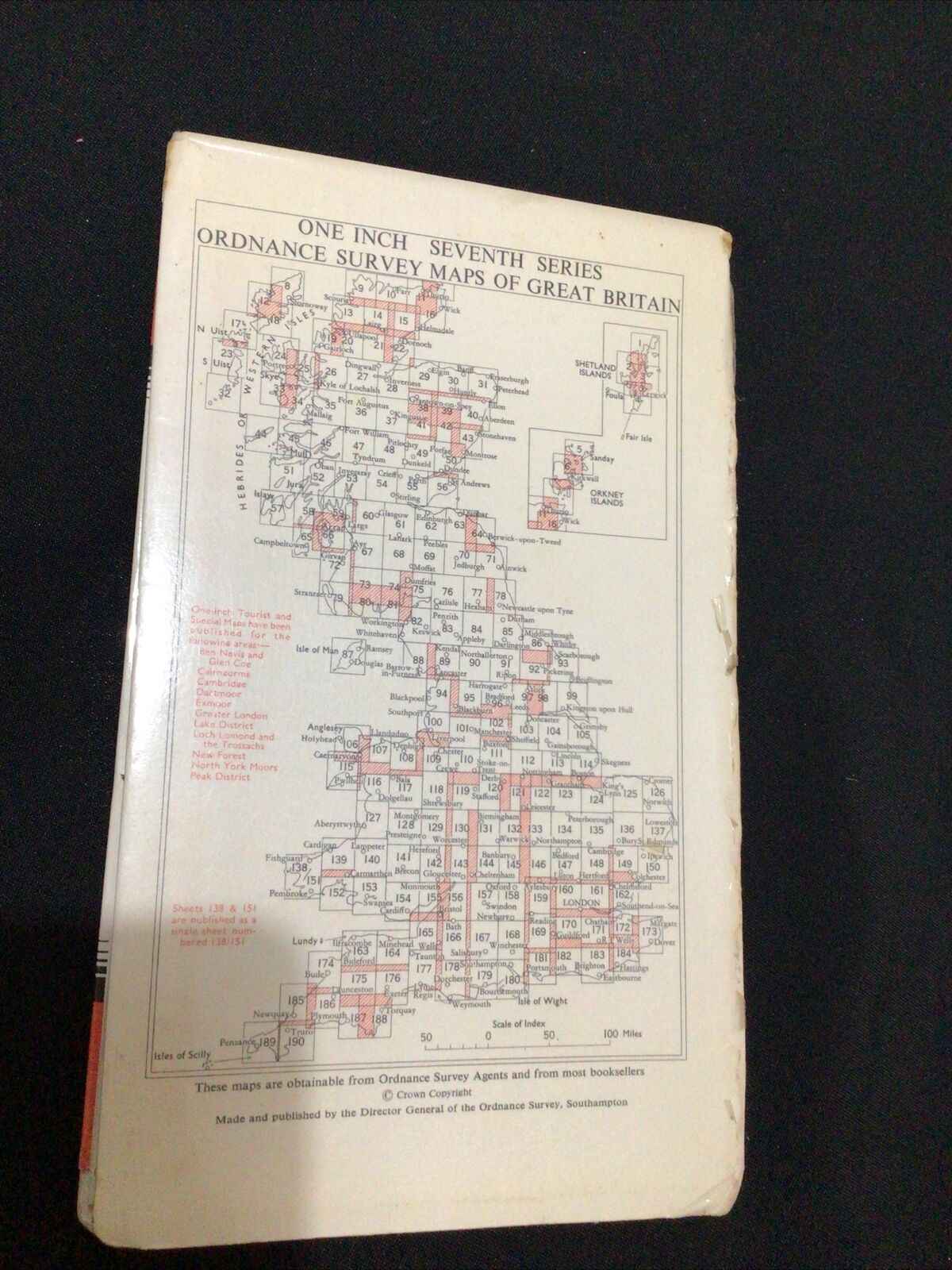 MAP - Ordnance Survey 1 inch 7th Series 1968 - Swindon #157 (8682)