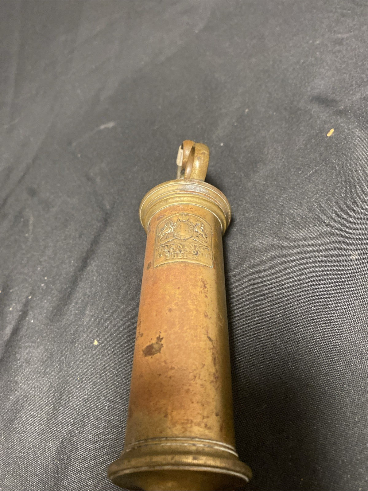 Fannin & Co. 41 Grafton St, Dublin Brass 1850's Ear Syringe - (1810)