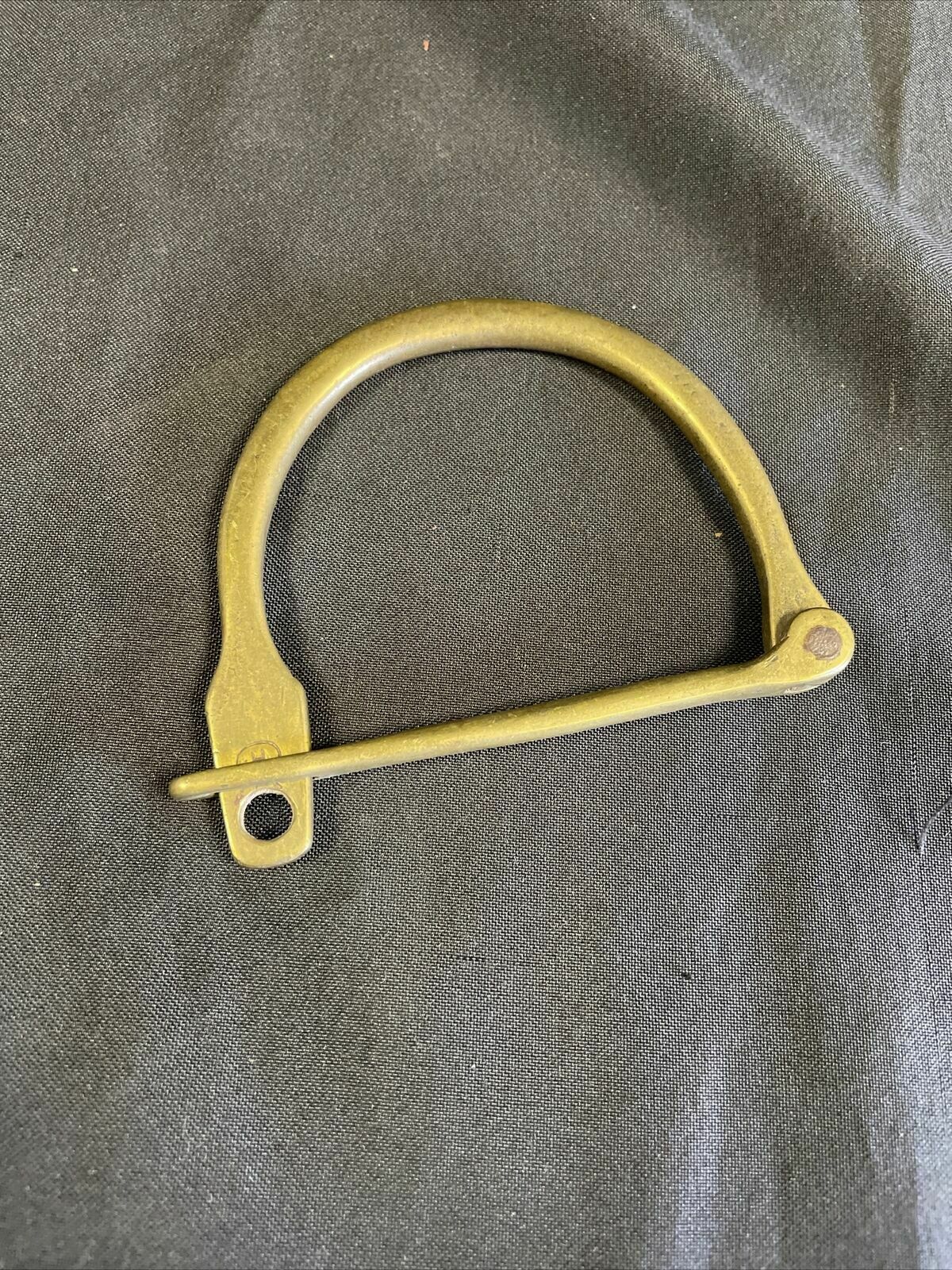 British Military WWII Kit Bag Lock 1942-45 Solid Brass excellent condition (8279