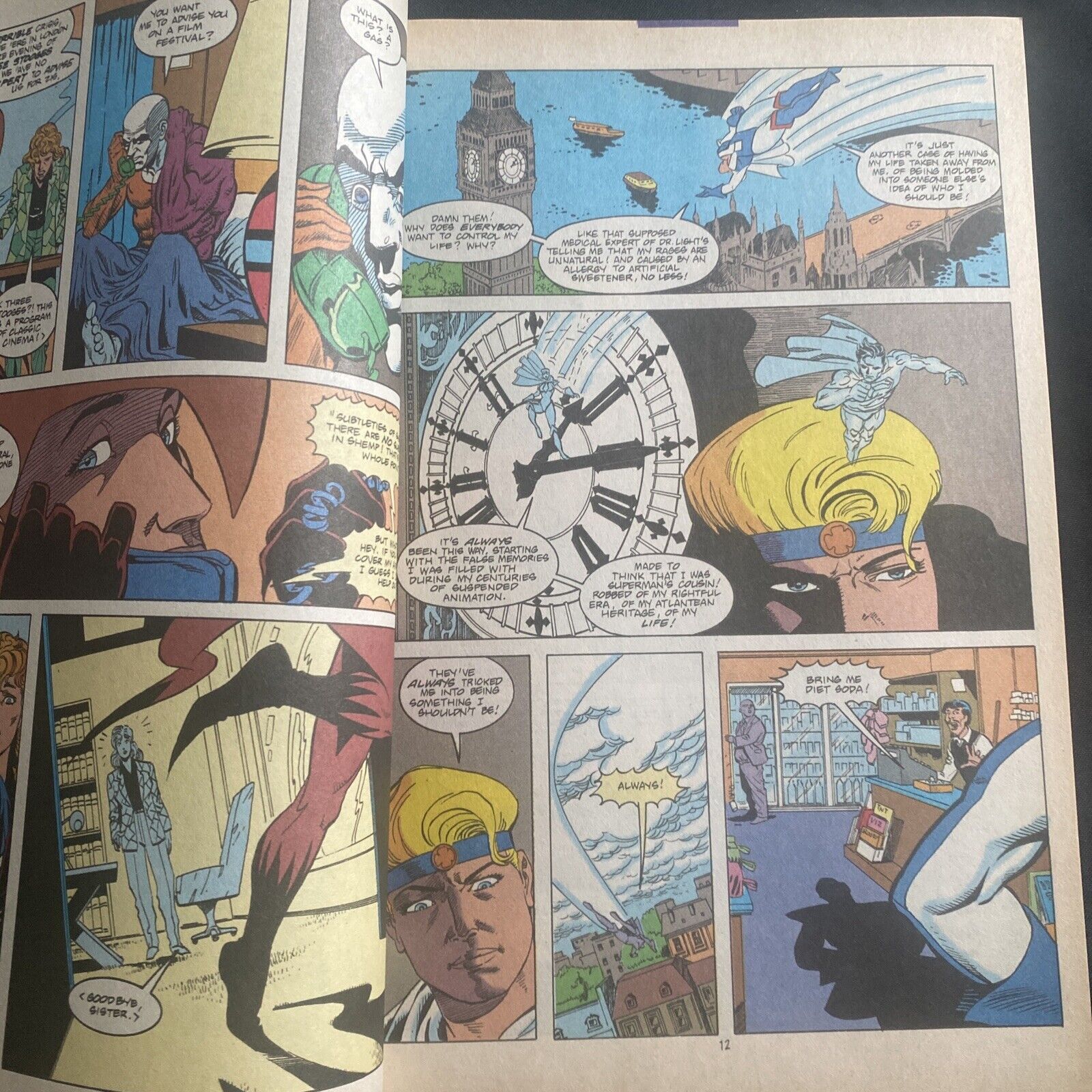 COMIC - DC Comics JUSTICE LEAGUE EUROPE The ANNUAL - ECLIPSO - 1992 - (8800)
