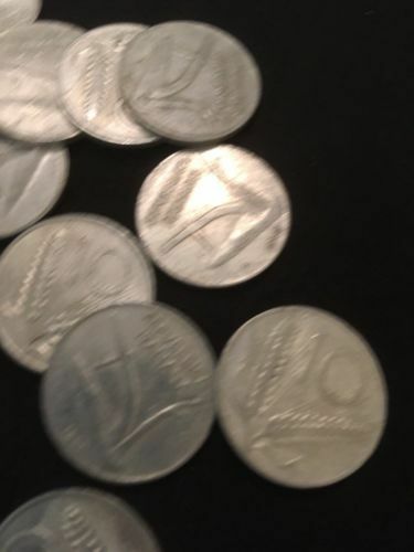 Italy Italian 10 Lire Coins x 28 - Aluminium - (2813)