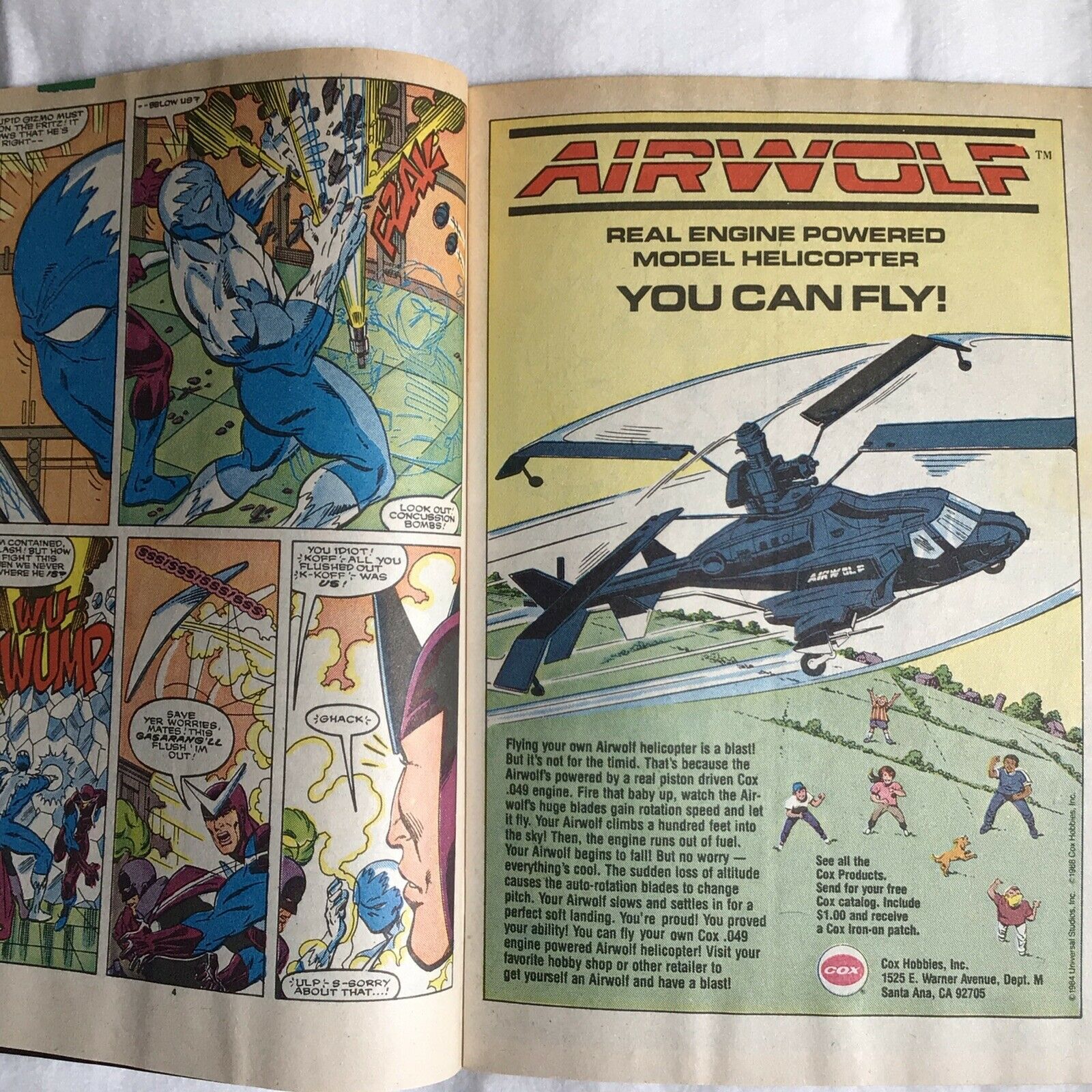 COMIC - MARVEL Comics IRON MAN vs THE GHOST Feb 1989 - (8904)