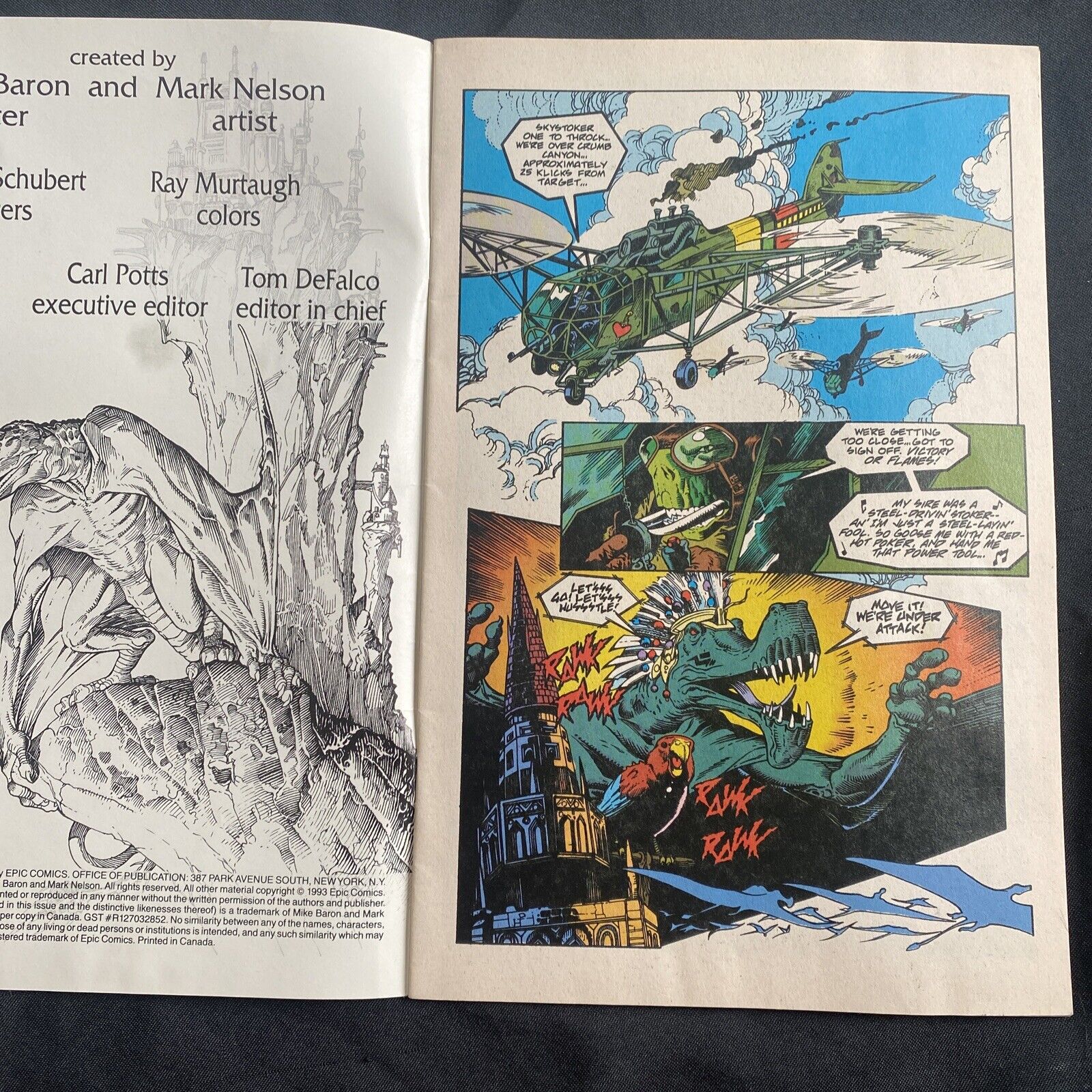 COMIC - EPIC Comics - Heavy Hitters FEUD - Aug 1993 - (8778)