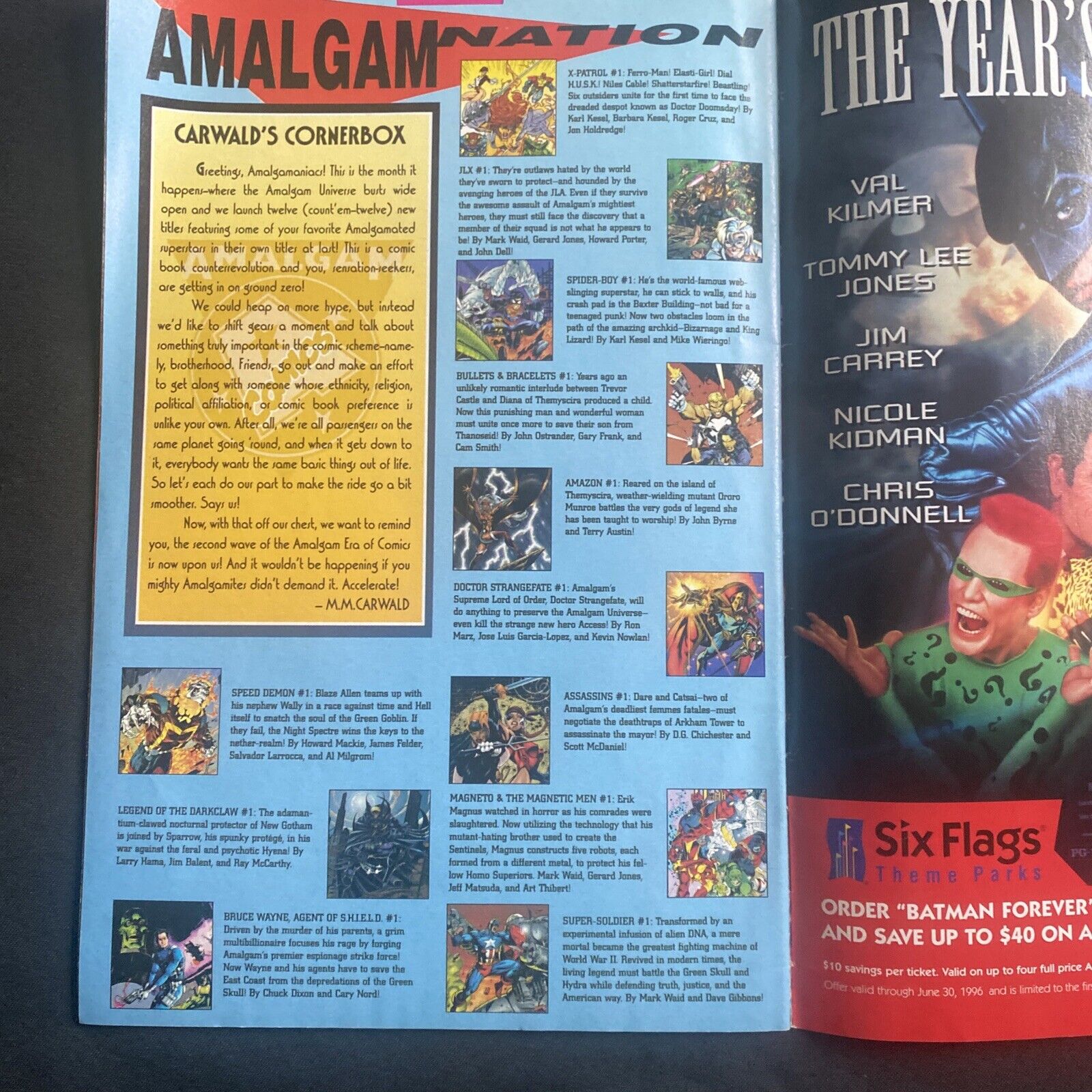 COMIC  - AMALGAM Comics - ASSASSINS #1 - April 1996 - (8750)