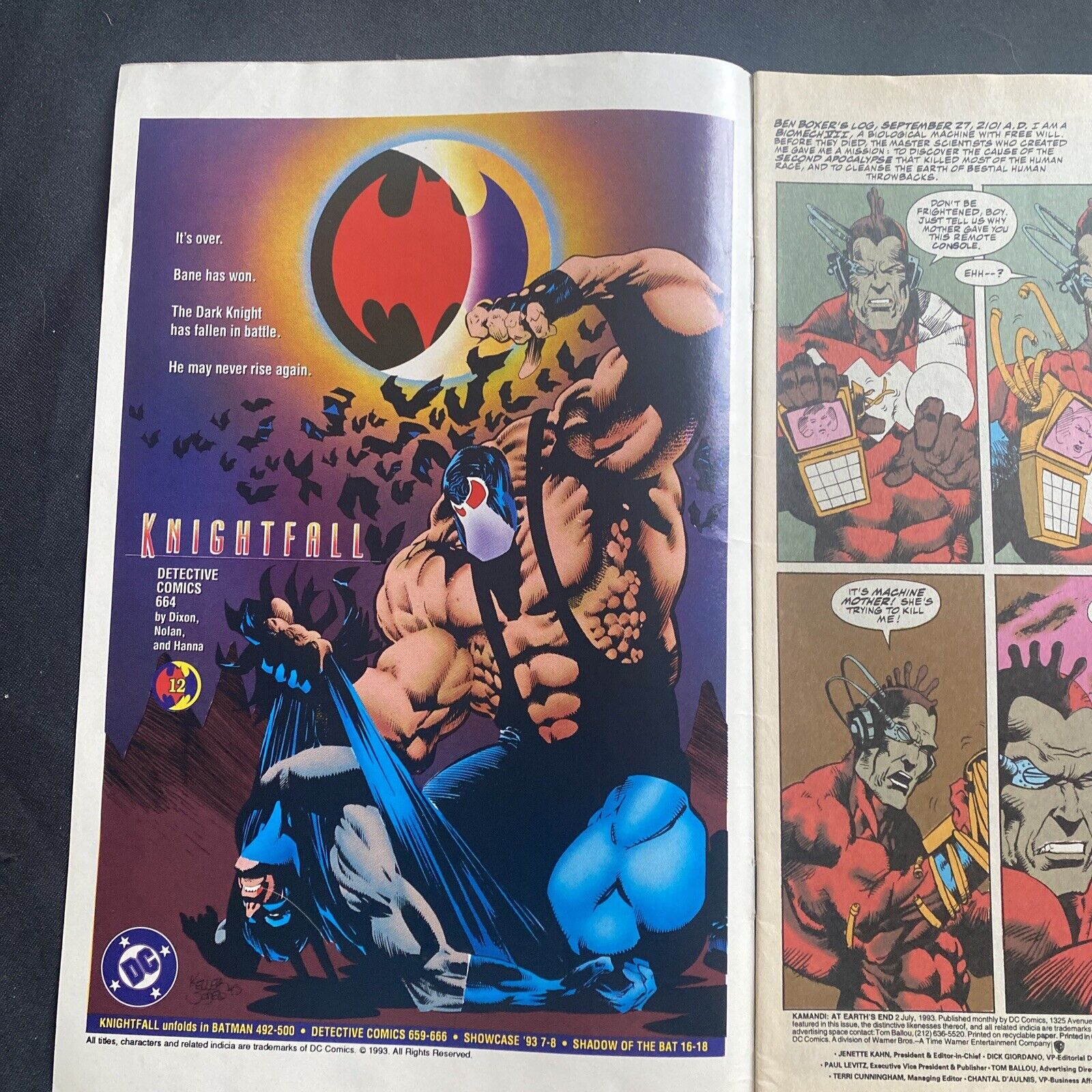 COMIC - DC Comics KAMANDI At Earth's End  Jul '93 Sleeper & Saphira Cohen (8807