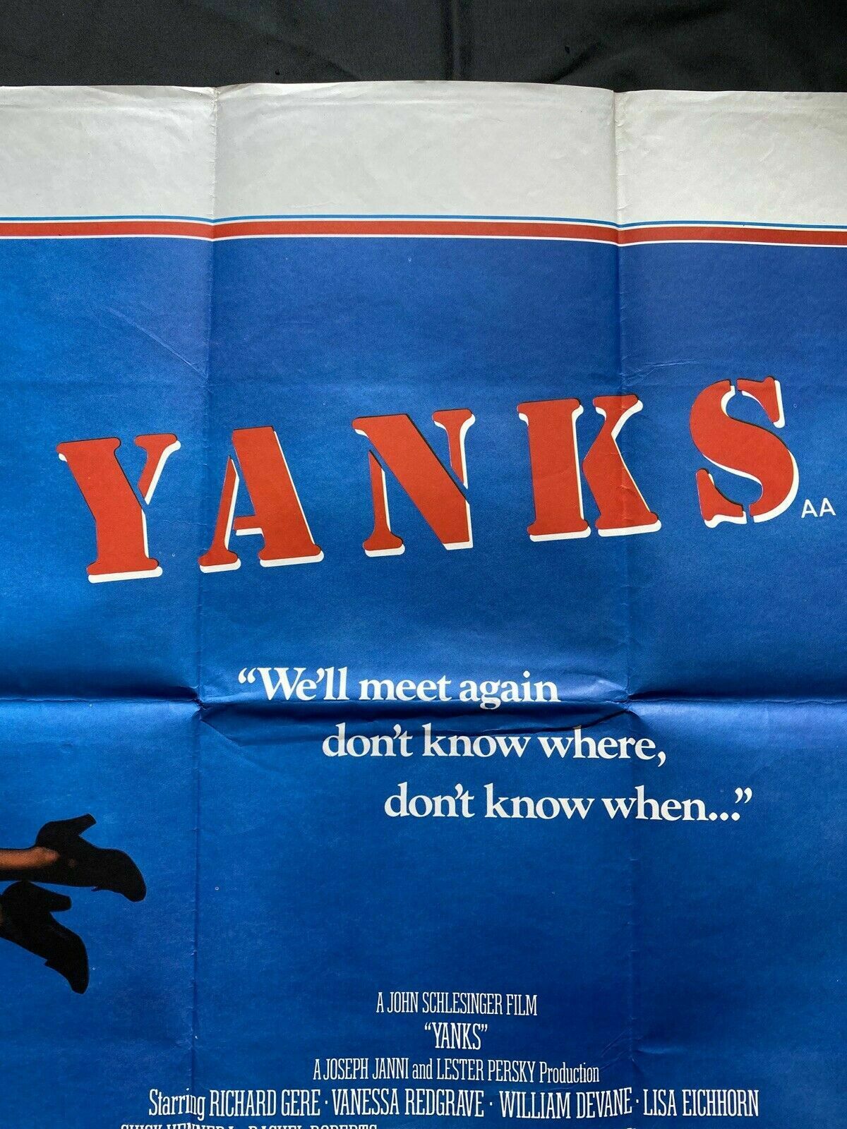 ORIGINAL UK QUAD POSTER - Yanks - 1979 - 30" x 40" - (6581)