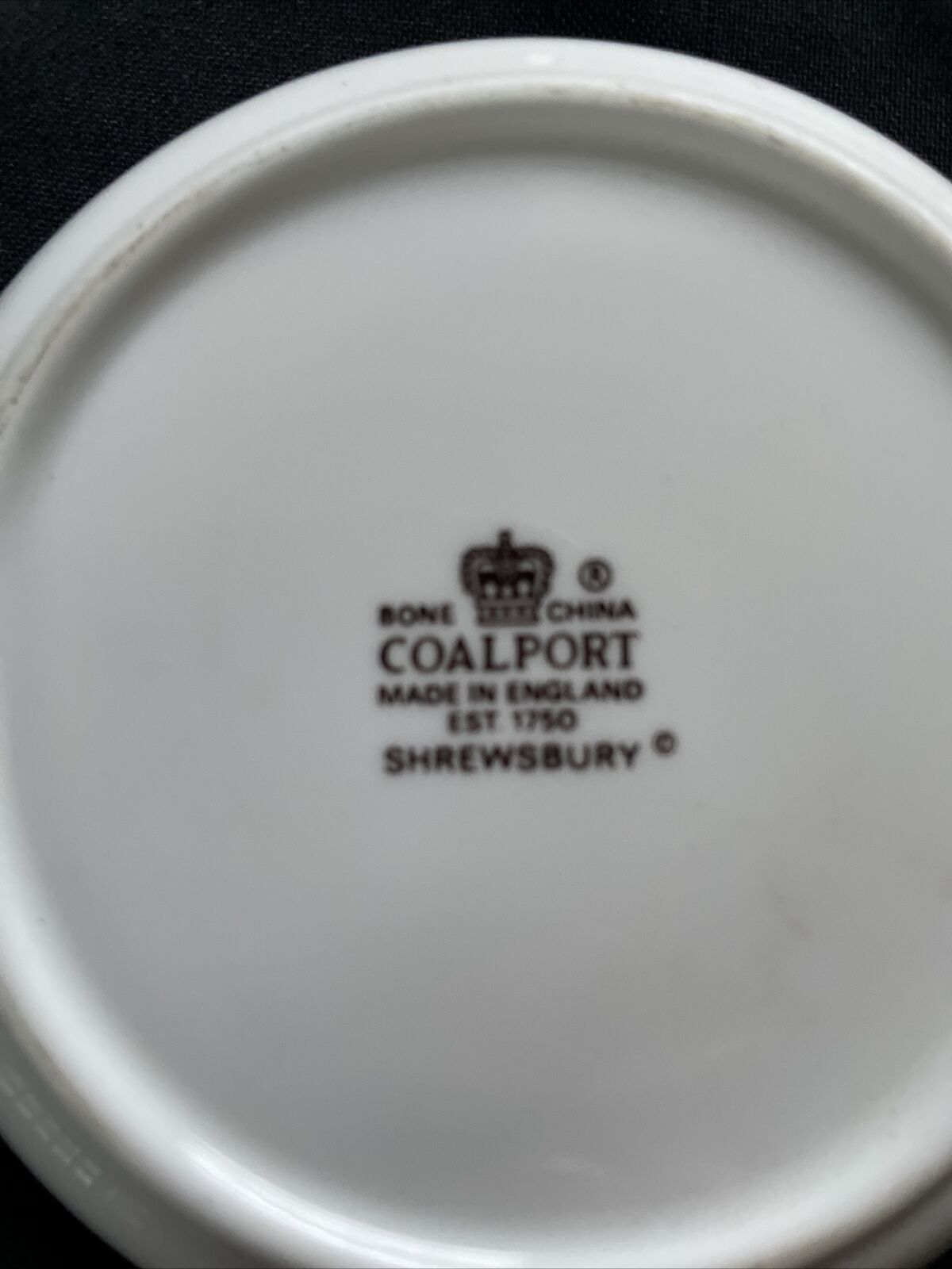 Coalport Bone China Pin Dish mint condition floral collectors - (9372)