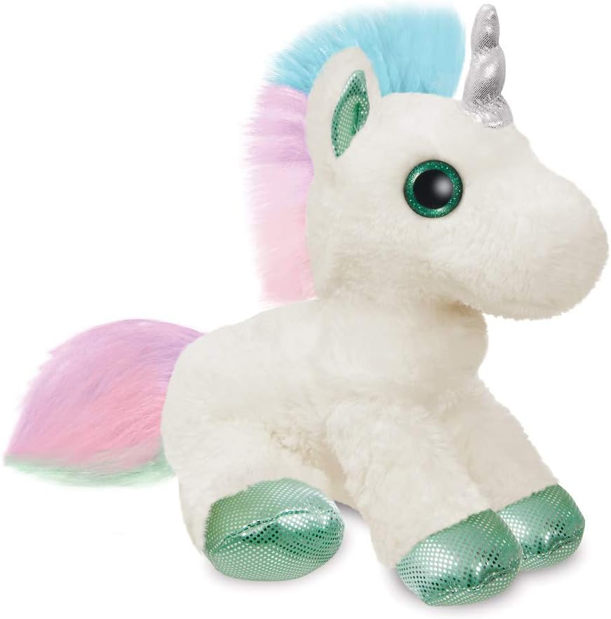 Aurora Licensed Plush - Sparkle Tales Bubbles Cream Unicorn 12" Soft Plush