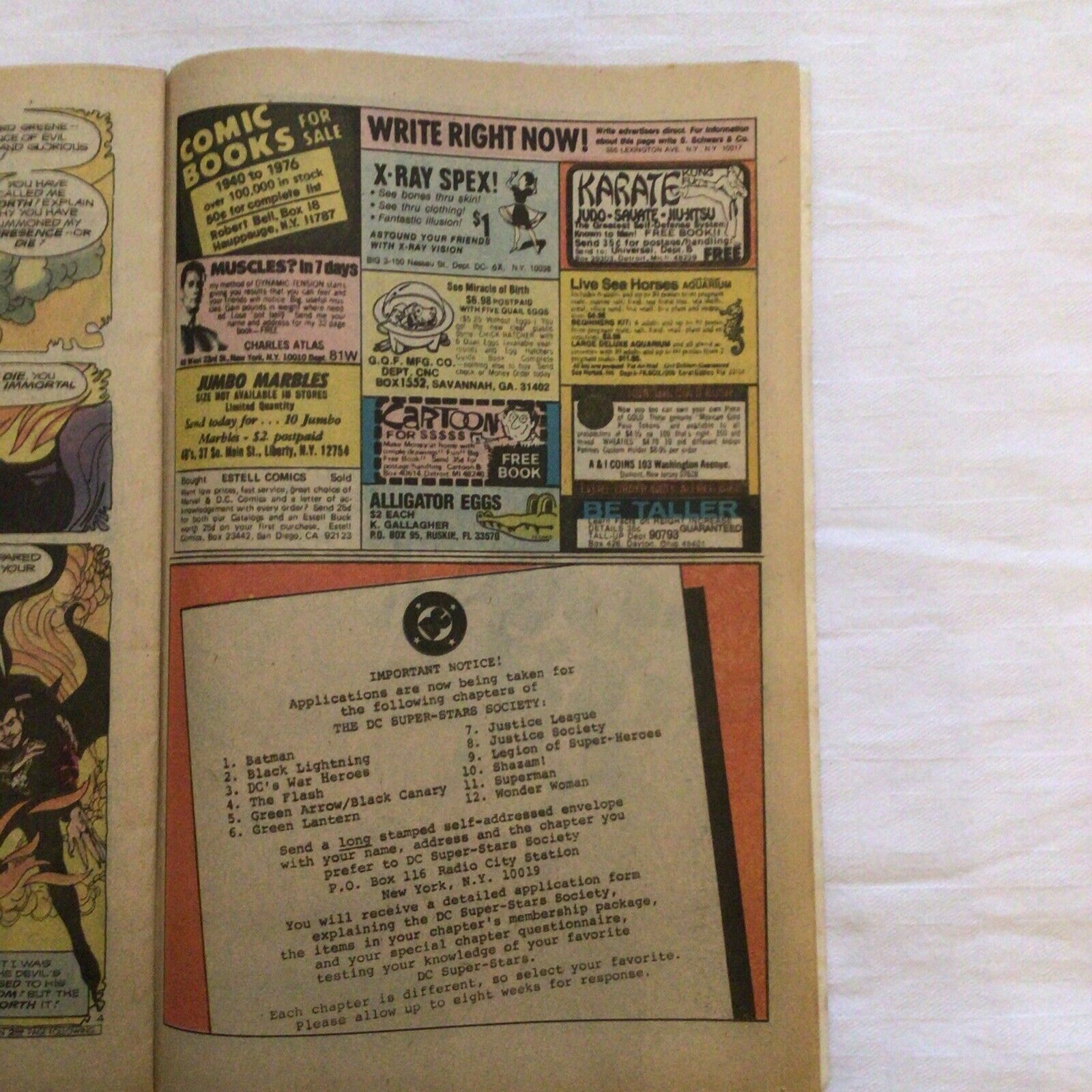 COMIC - DC Comics MYSTERY 4 Sinister shockers - Sep 1978 - New York - (8868)