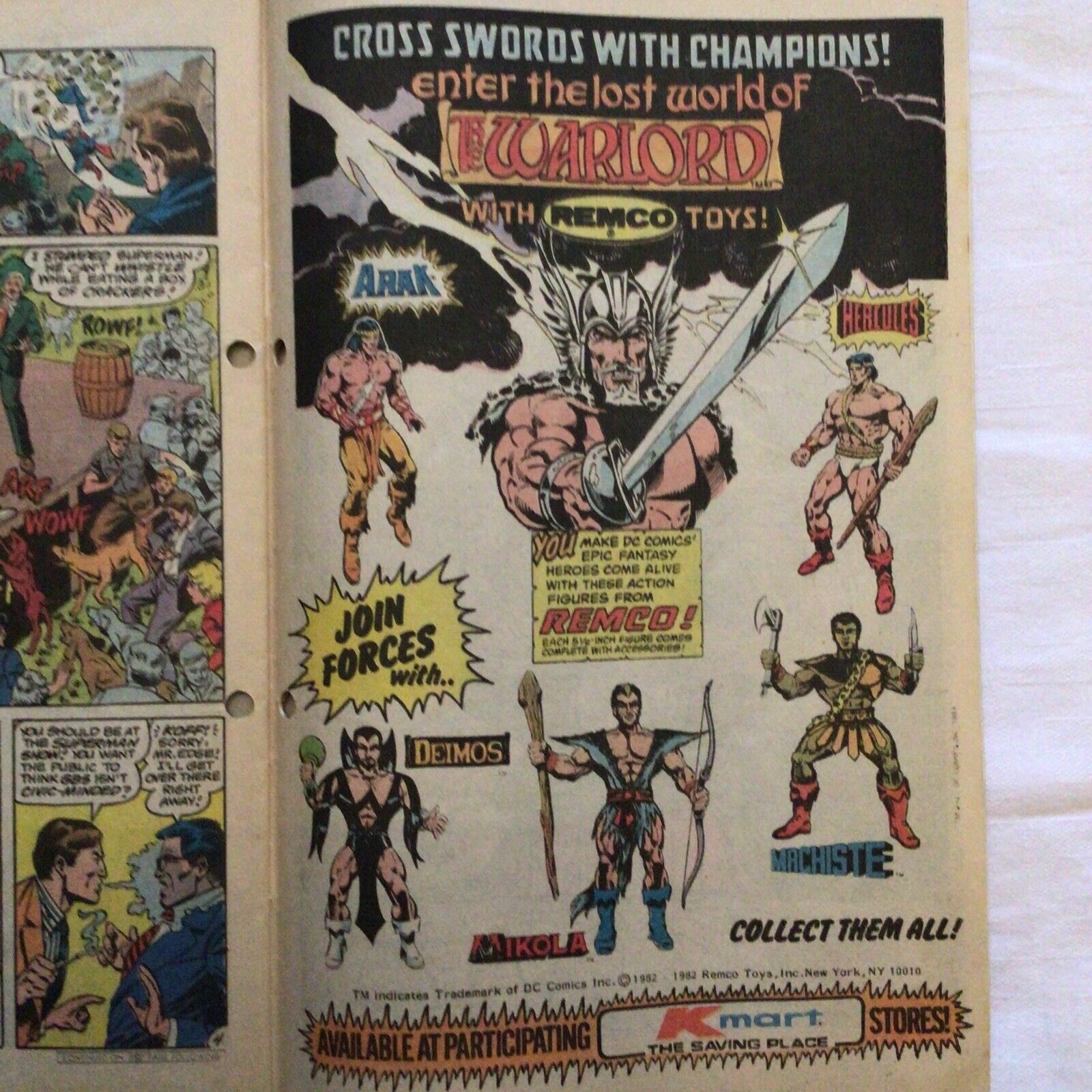 COMIC - DC Comics  SUPERMAN The Fight for the right vs MOE RAMBOE - 1984 (8877)