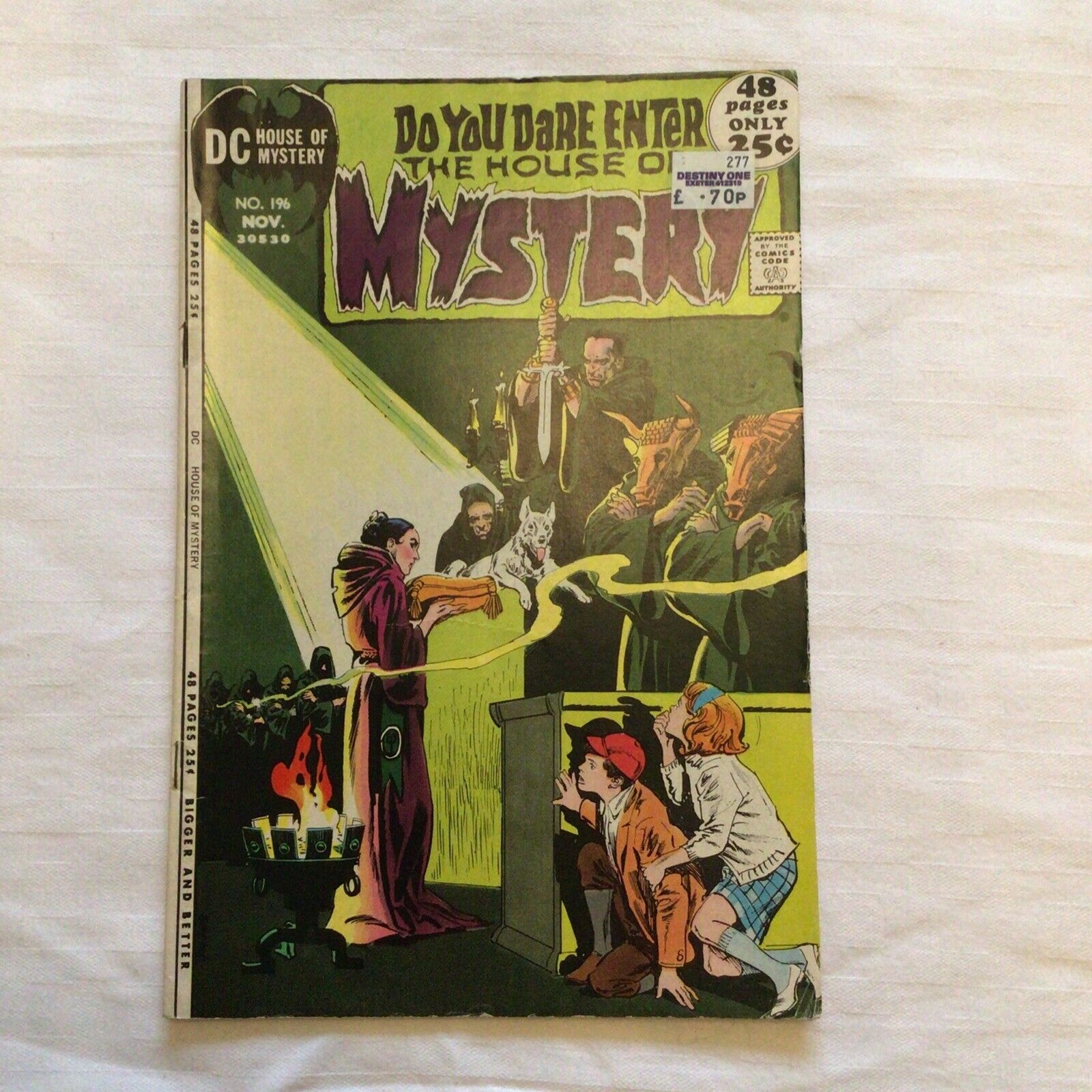 COMIC - DC Comics  The HOUSE OF MYSTERY Do you dare enter? - Nov 1971 (8874)